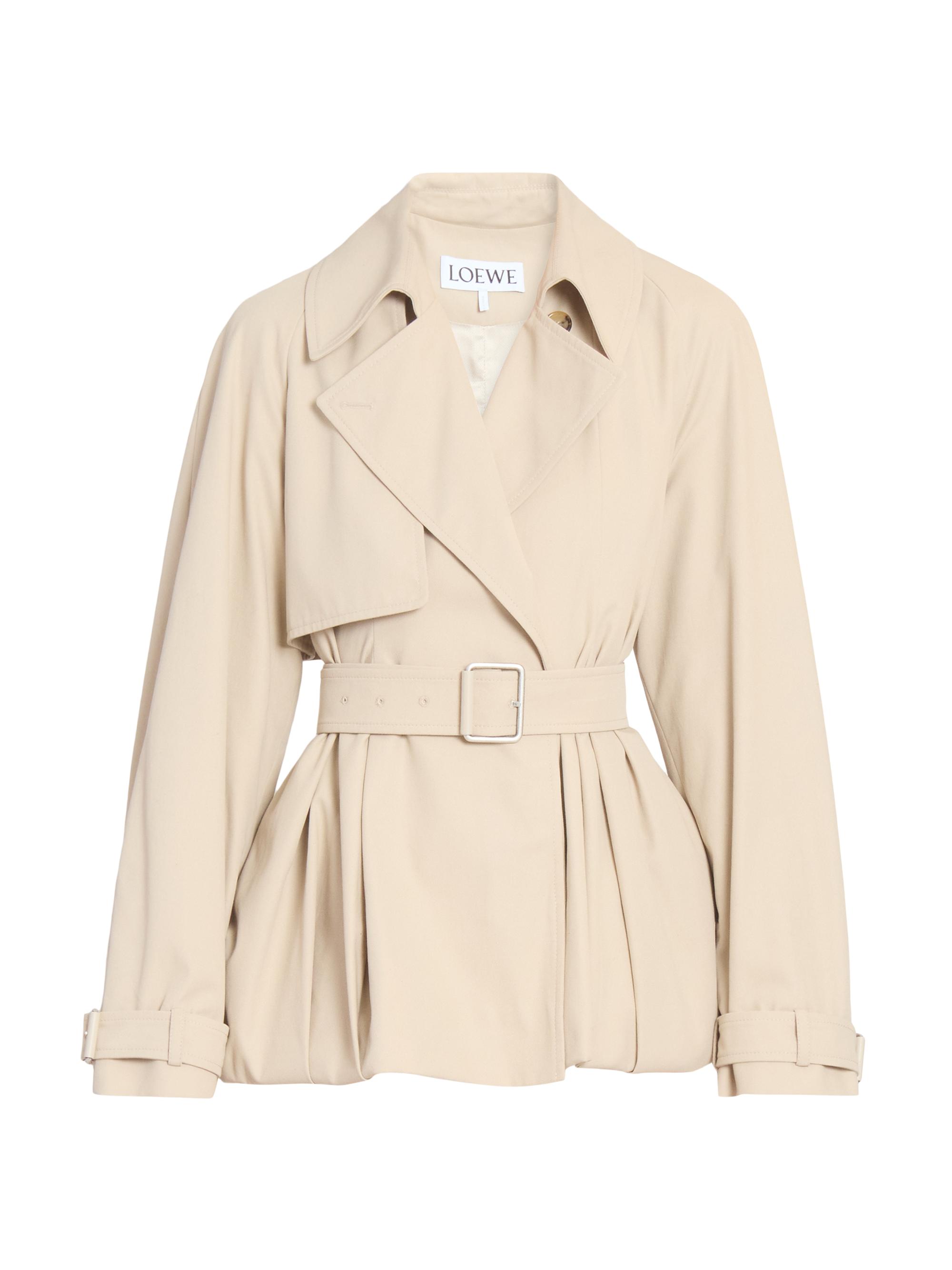 LOEWE Women's Belted Balloon Jacket - Beige