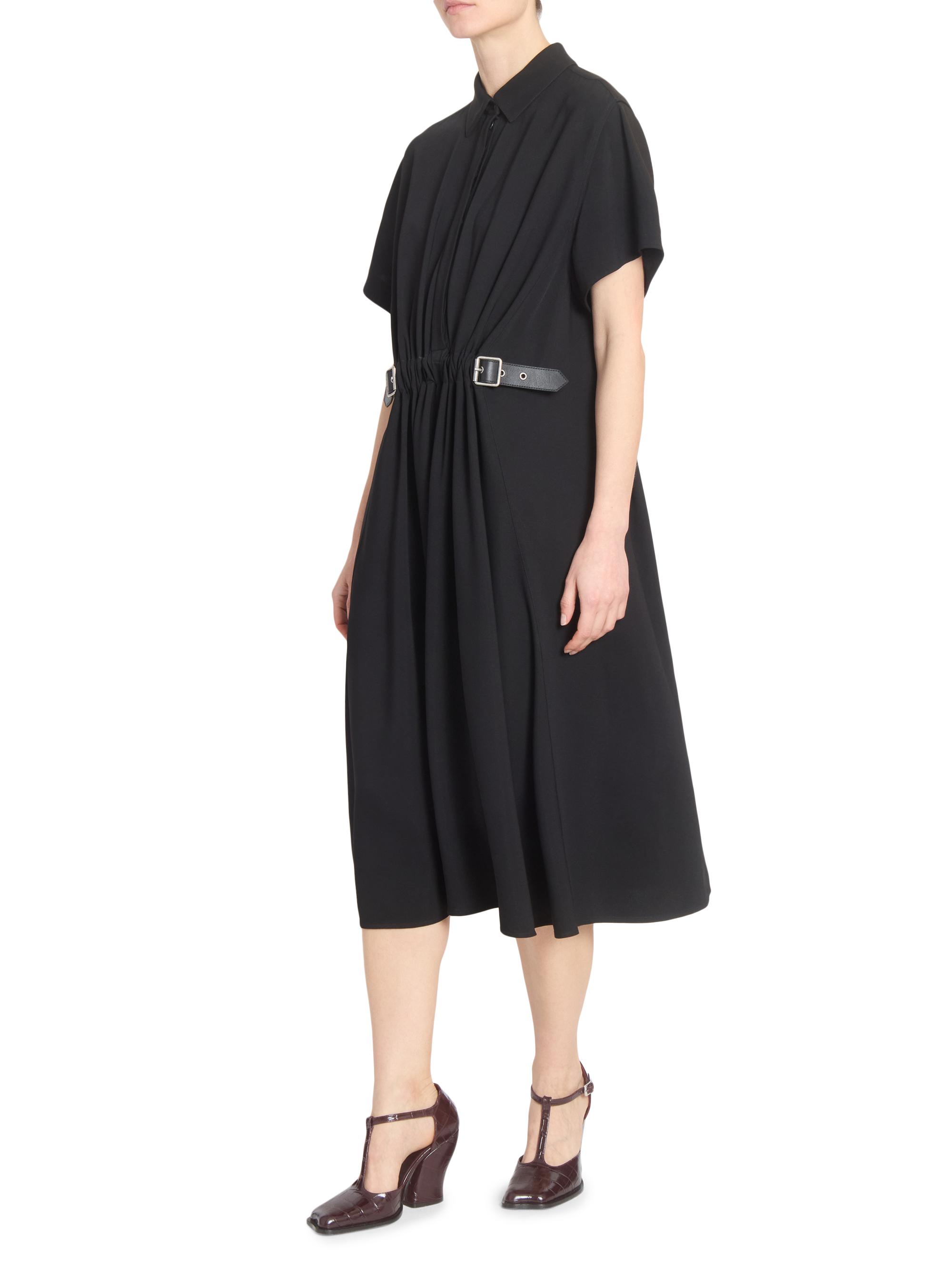 LOEWE Side Buckle Midi-Shirtdress | Saks Fifth Avenue