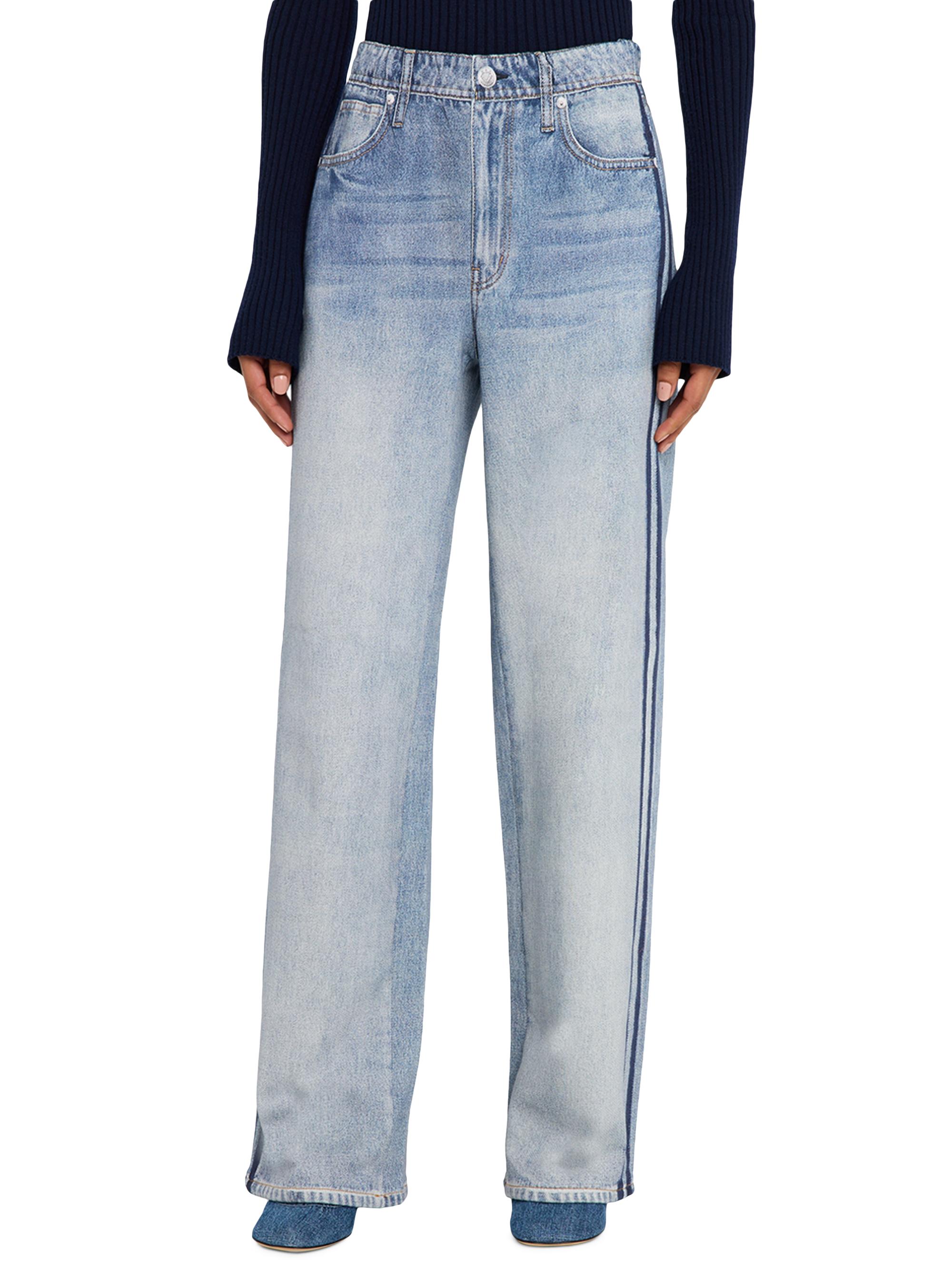 rag & bone rb Miramar Terry Wide-Leg Track Pants | Saks Fifth Avenue