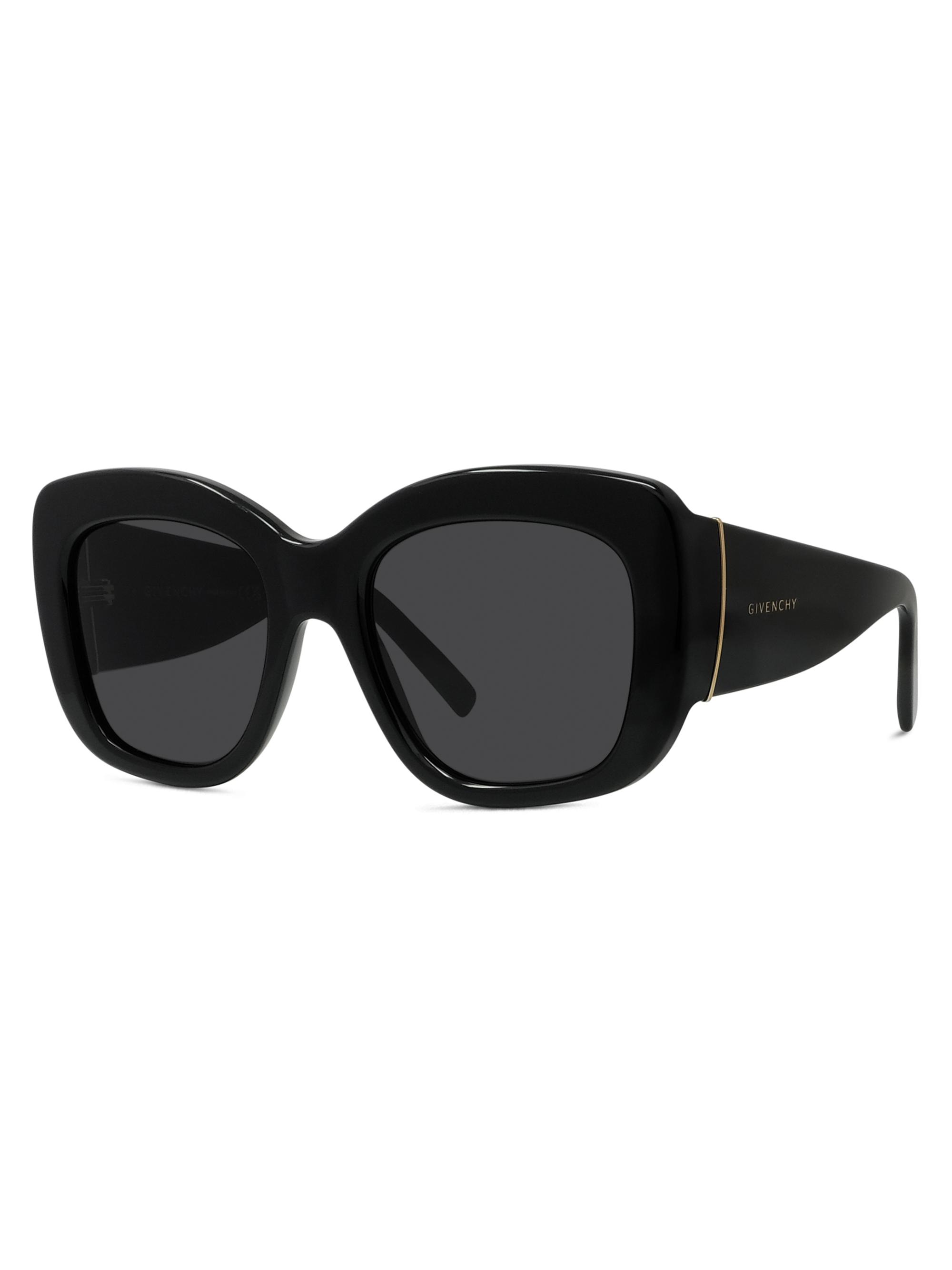 Givenchy Women's Bold 53MM Butterfly Sunglasses - Shiny Black Smoke | Thumbnail 9