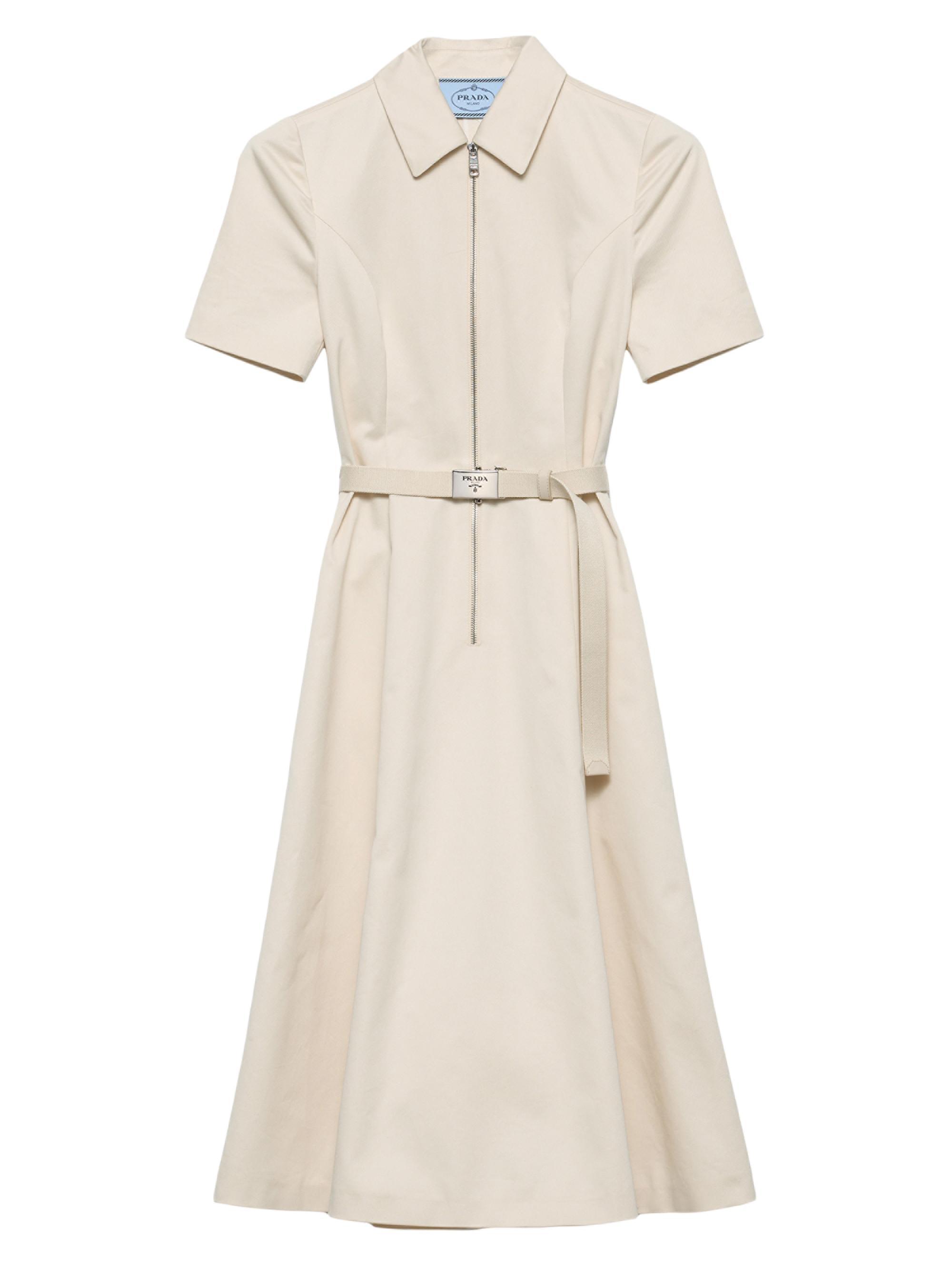Prada Women's Chino Dress - Beige Khaki