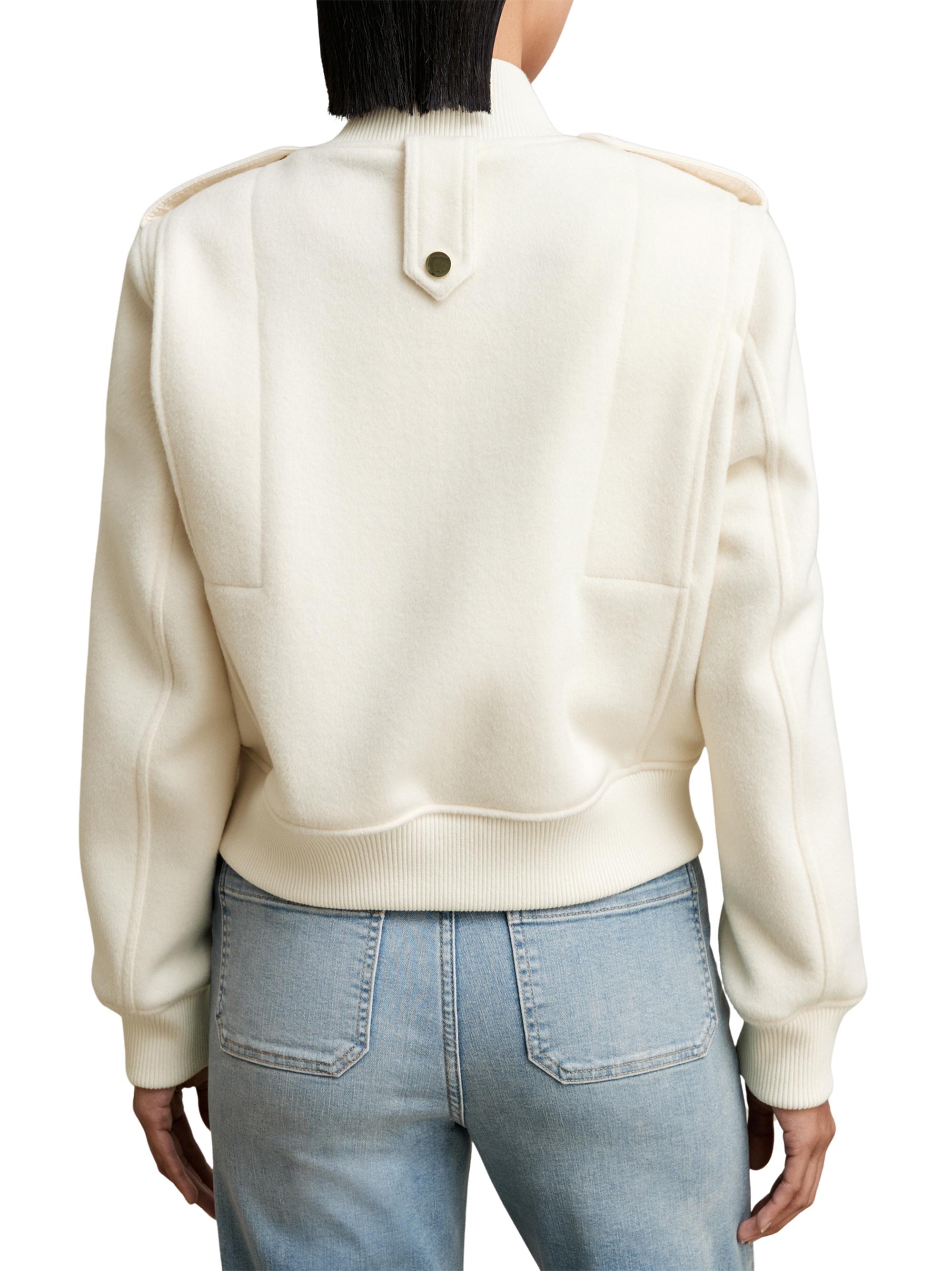 Reiss Cleo Leather Bomber Jacket | Saks Fifth Avenue