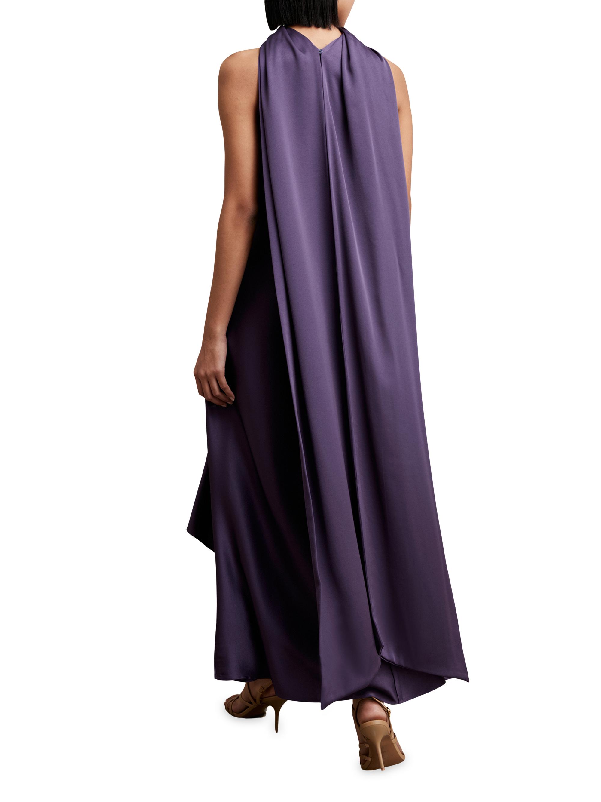 Reiss Michelle Draped High-Low Cape Dress | Saks Fifth Avenue