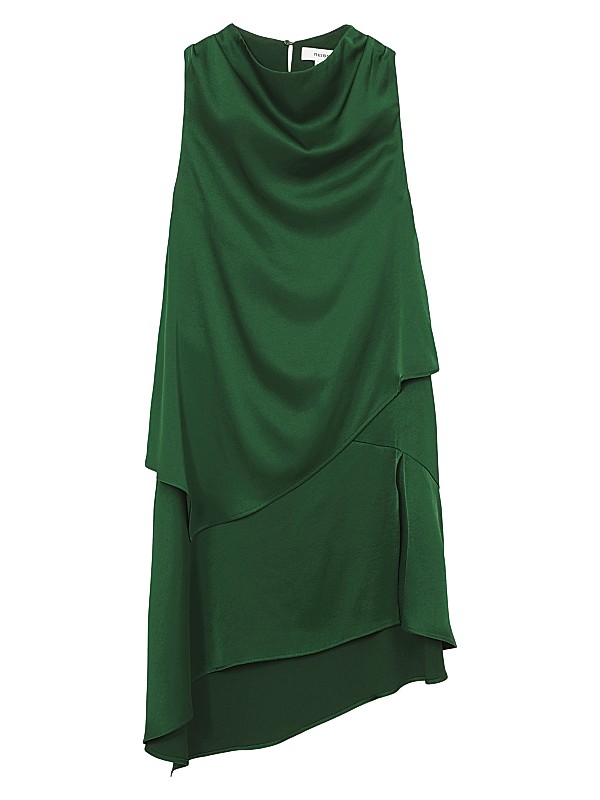 green dress reiss Dresses Main 100% Viscose Reiss Fae - Khaki Green