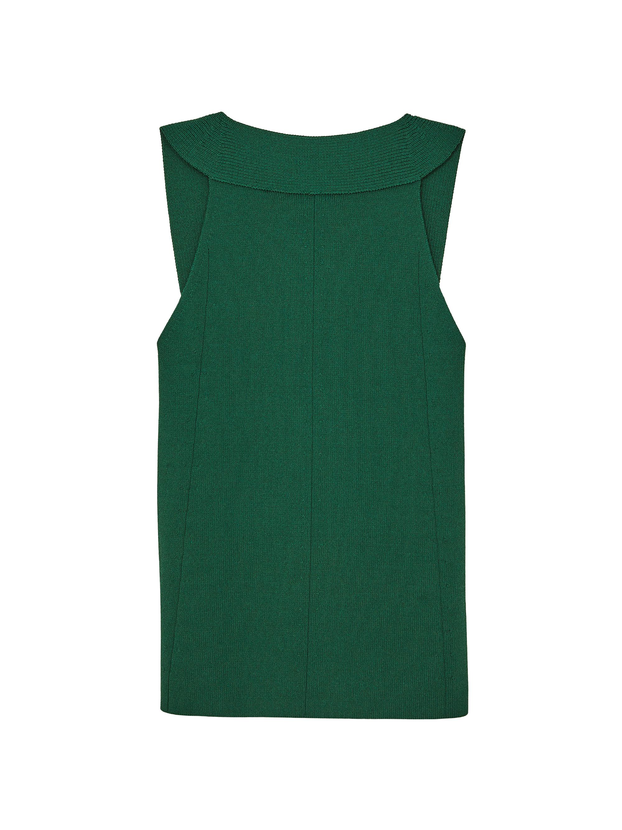 Reiss Women's Masie Sleeveless Top - Green