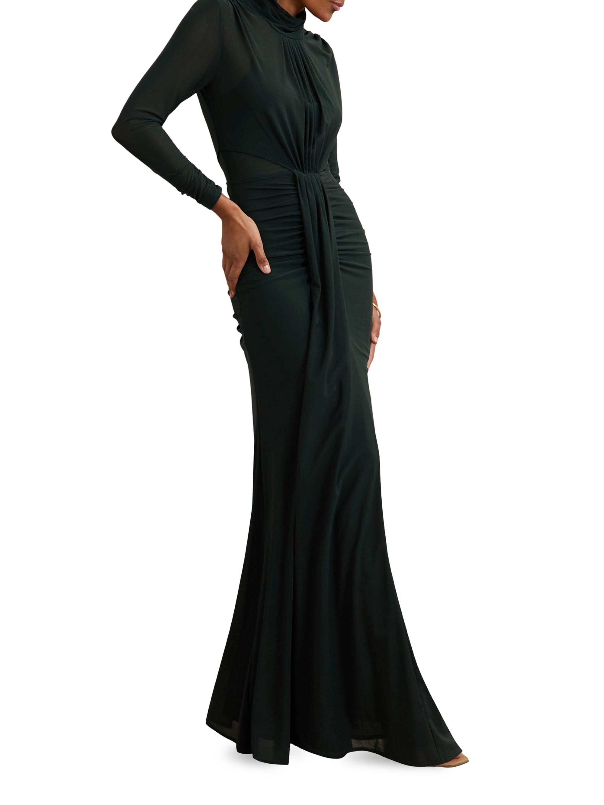 green emerald velvet dress Boden Women's Marcia Jersey Shirt Dress in Green main image 0