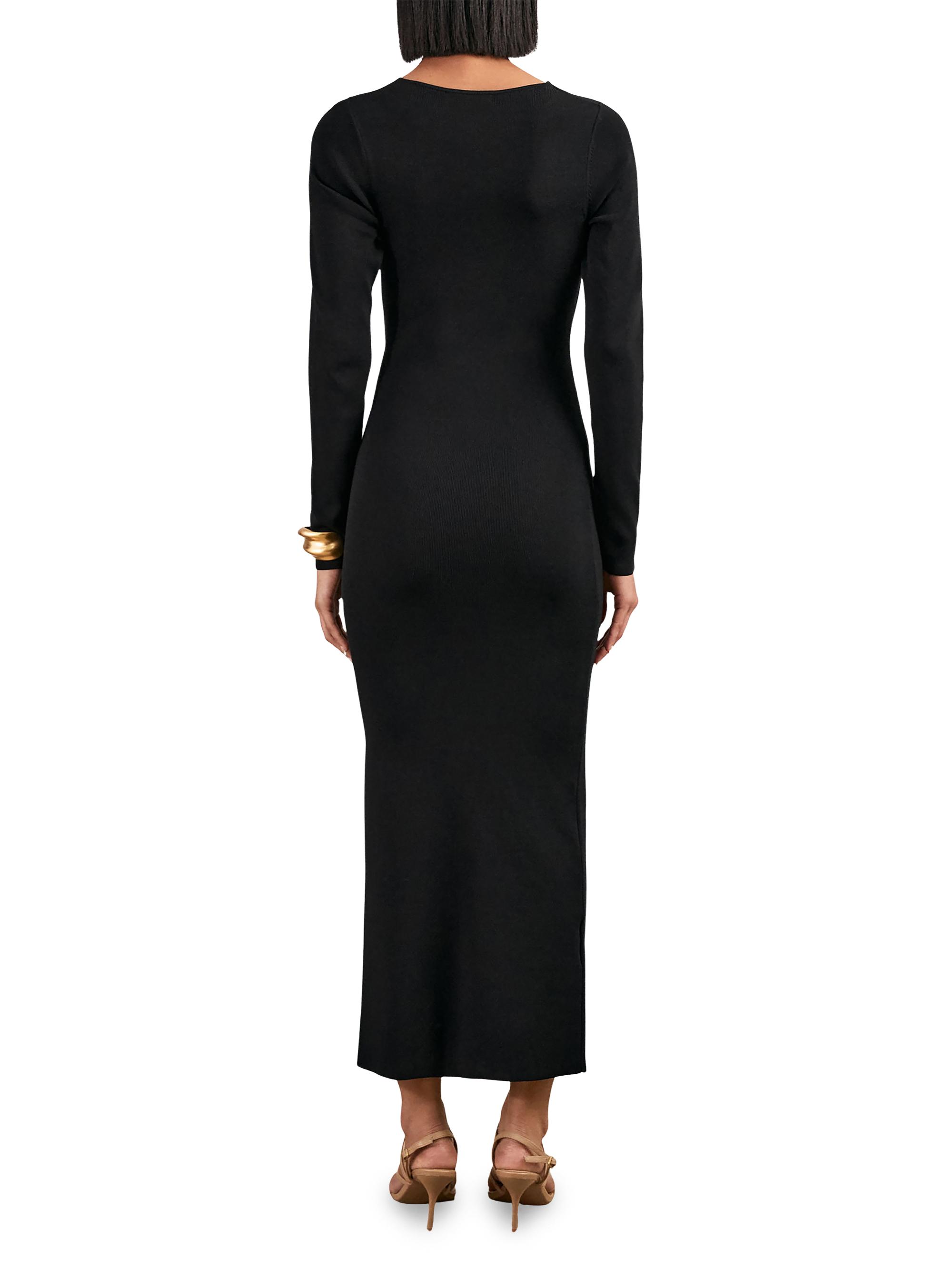 chinese dress ladies Knit Wrap Maxi in Wine main image 1