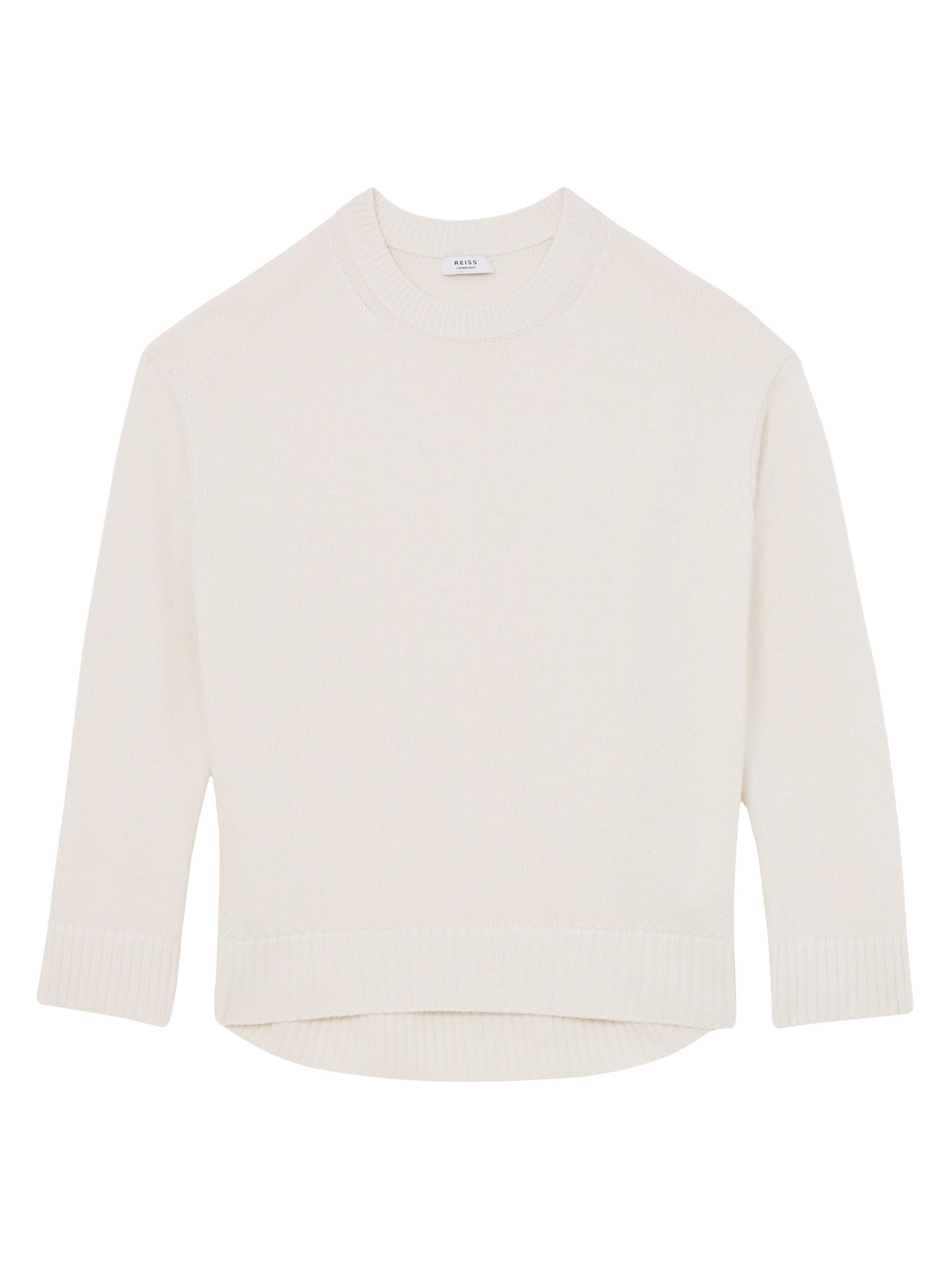 Reiss Women's Ella Wool-Cashmere Sweater - Cream