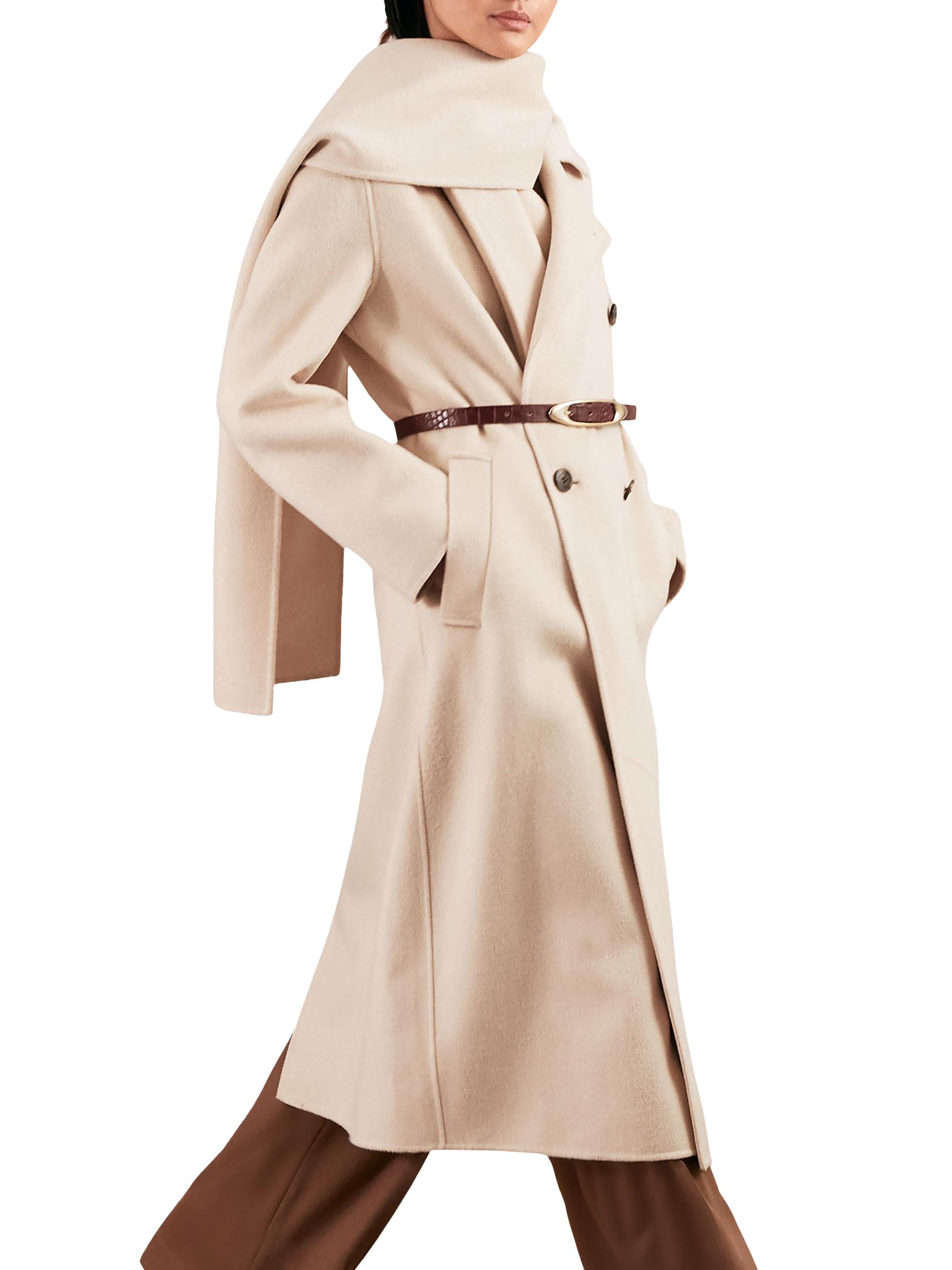 Reiss Indira Scarf Wool-Blend Coat | Saks Fifth Avenue