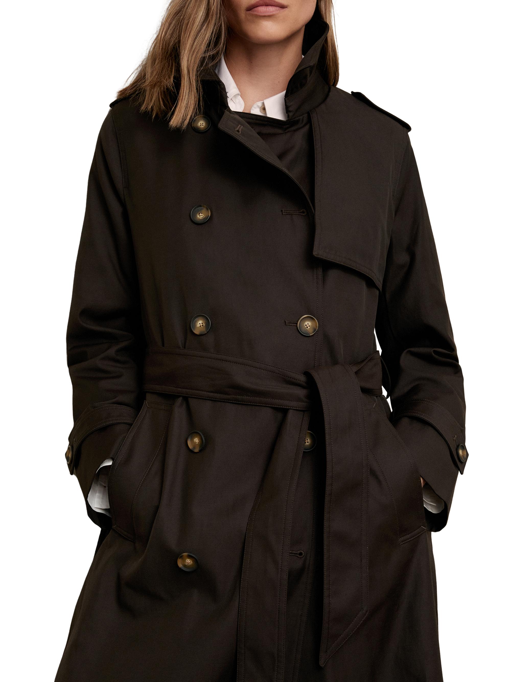 Reiss Azura Hooded Trench Coat | Saks Fifth Avenue