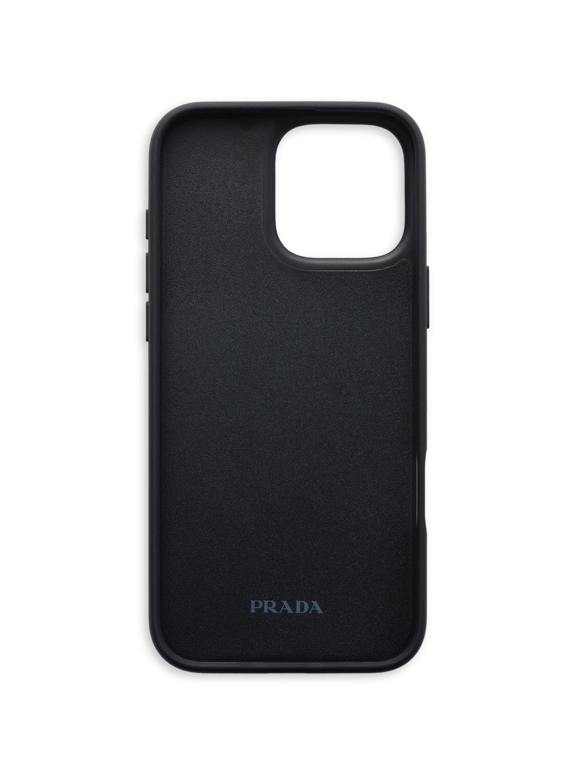 PRADA サフィアーノレザーケース for iPhone 16 Pro Max Prada Saffiano Leather Case for iPhone 16 Pro Max | Saks Fifth Avenue