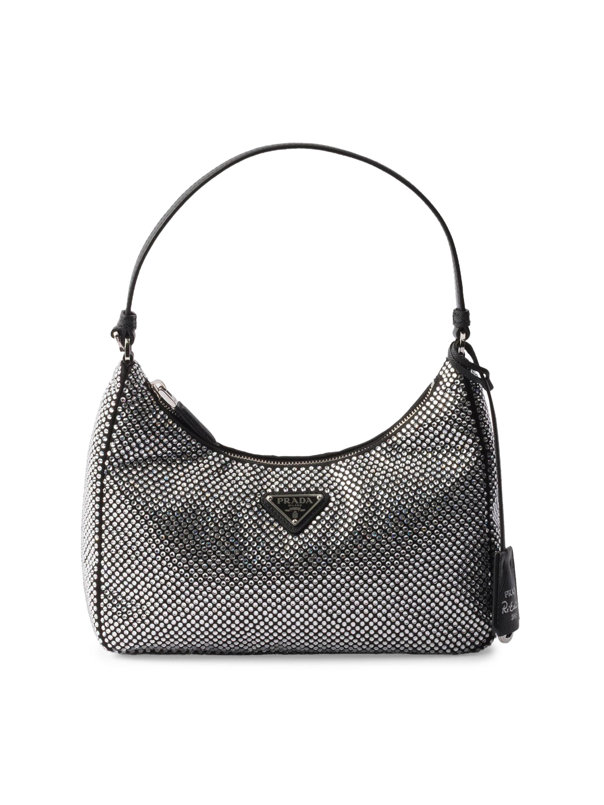 Prada Women's Re-Edition 2005 Crystal-Studded Satin Mini-Bag - Assorted