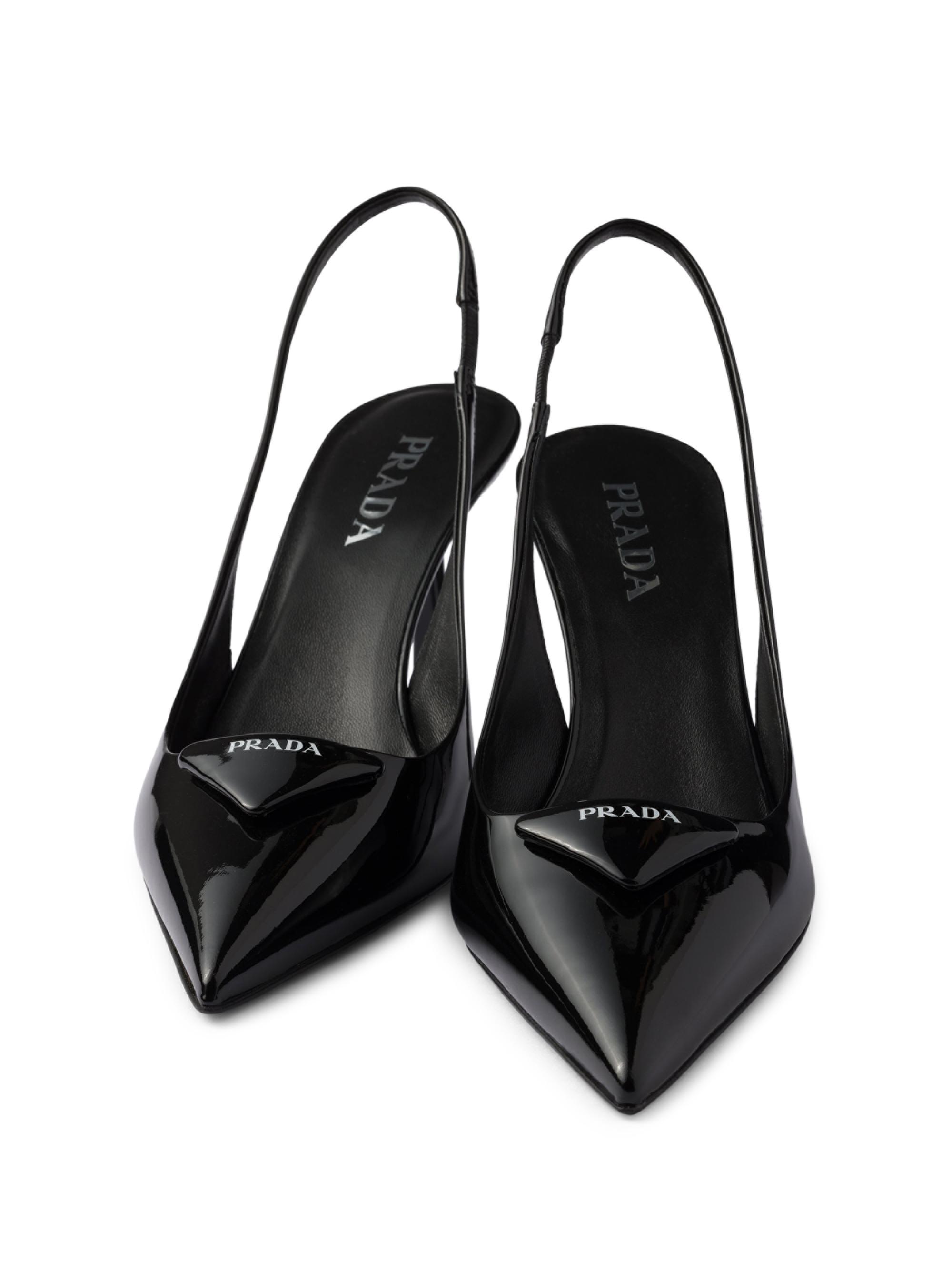Prada Patent Leather Slingback Pumps | Saks Fifth Avenue