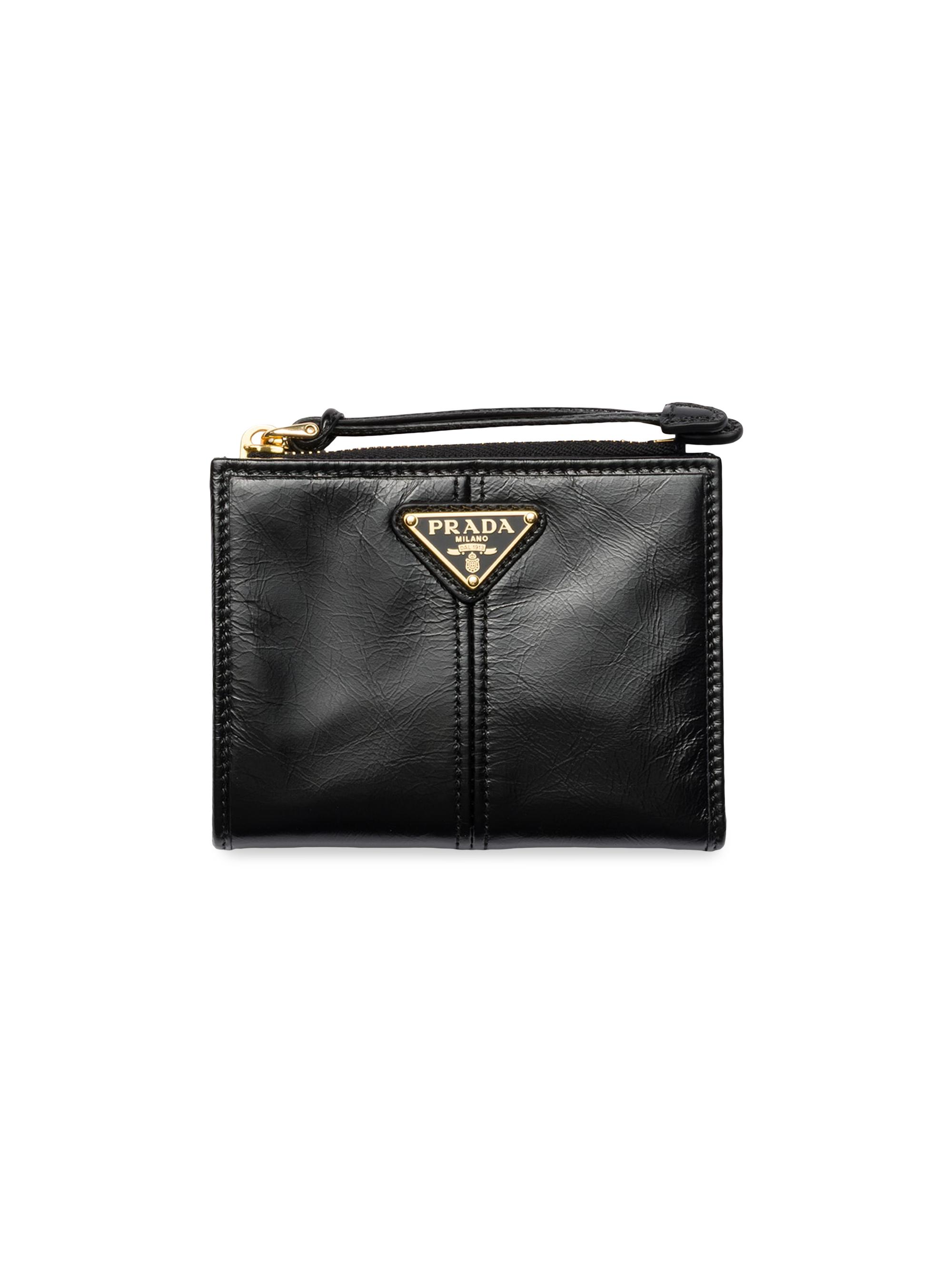 Prada Women's  Leather Wallet - Black