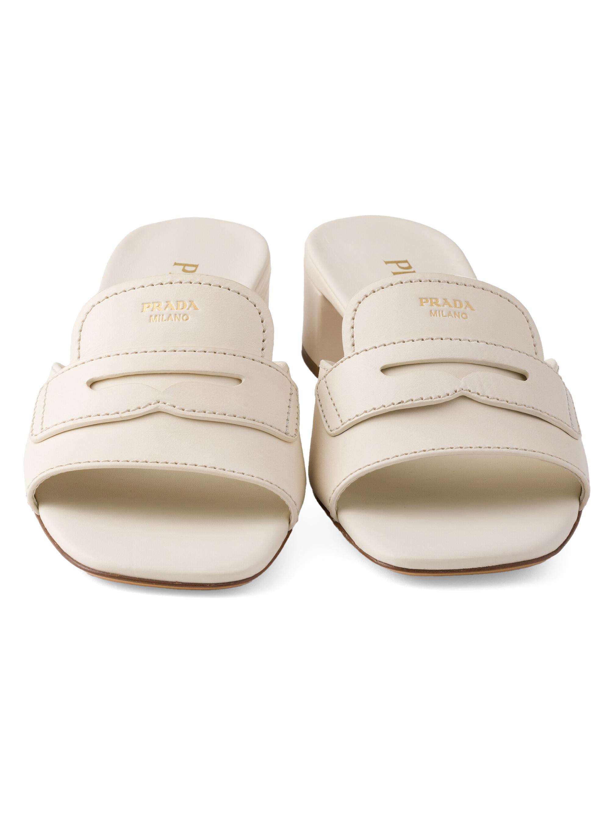 Prada Leather Mules | Saks Fifth Avenue