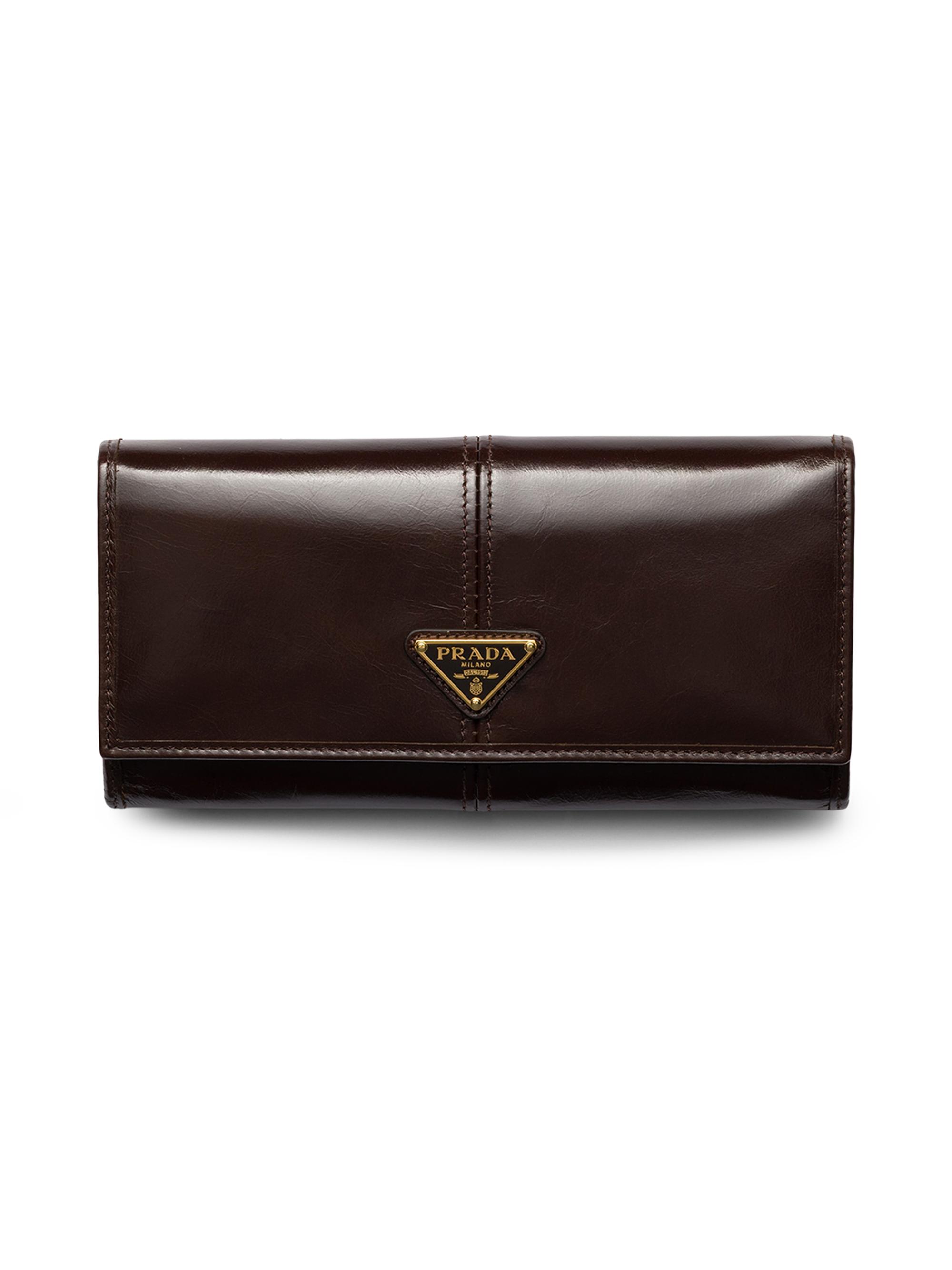 Prada Women's  Leather Wallet - Brown | Thumbnail 5