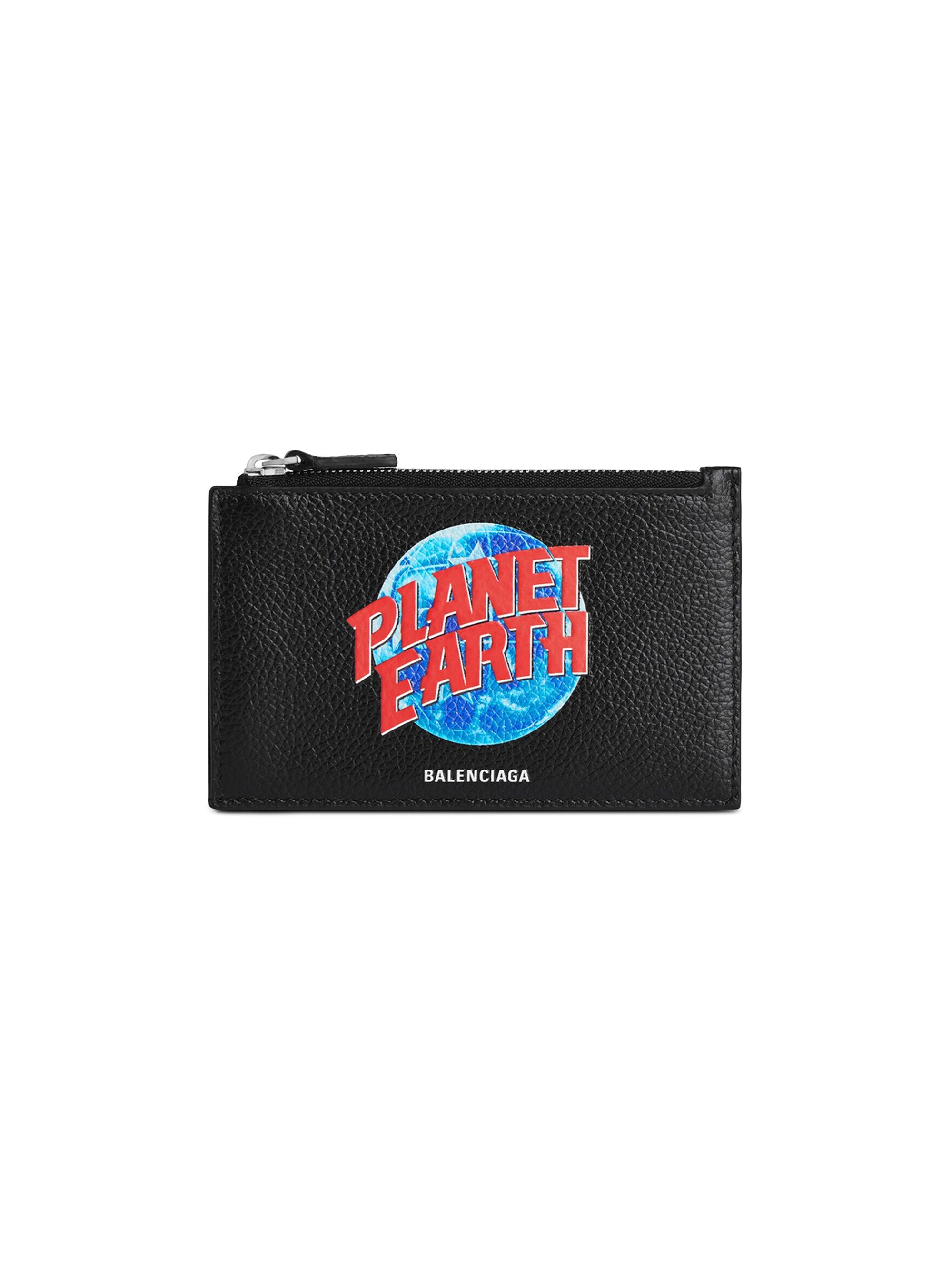 Balenciaga Women's Cash  Long Coin Card Holder - Black