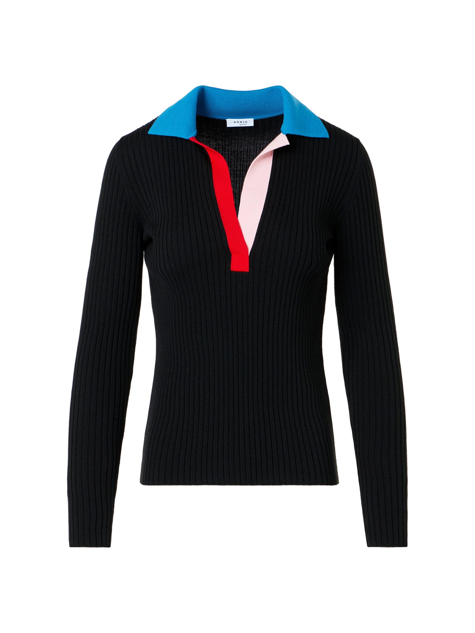 Akris punto Francoise Hardy Graphic Virgin Wool-Cashmere Sweater