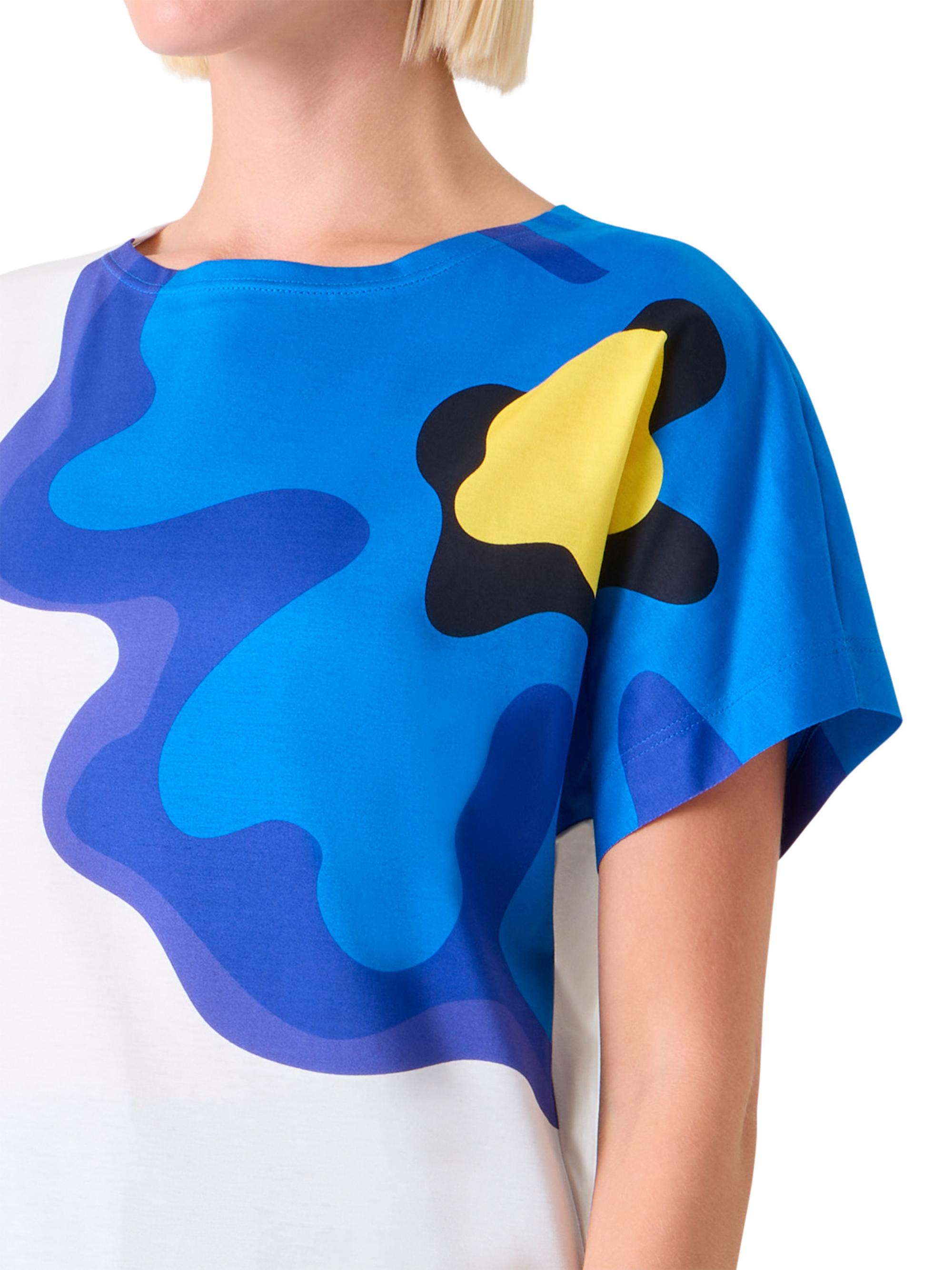 Akris punto Flower Graphic Cotton T-Shirt | Saks Fifth Avenue