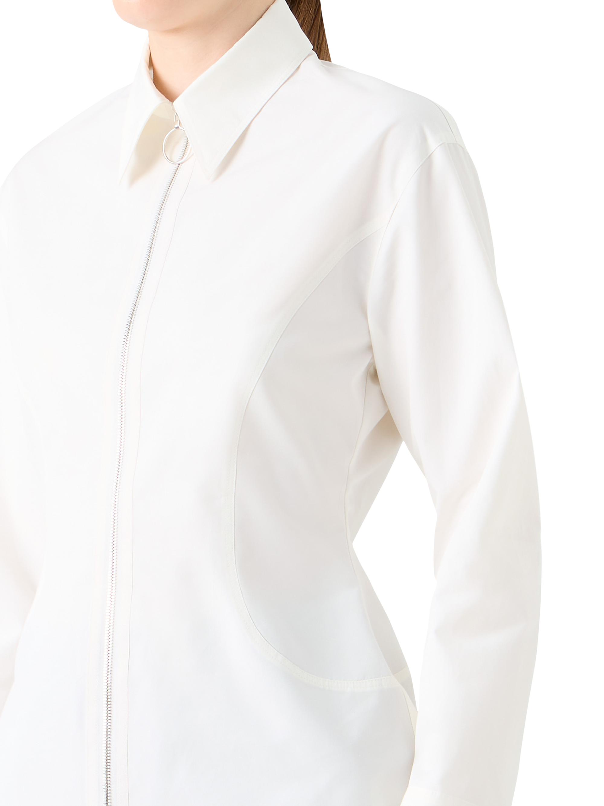 Akris punto Poplin Cotton Zip Blouse | Saks Fifth Avenue