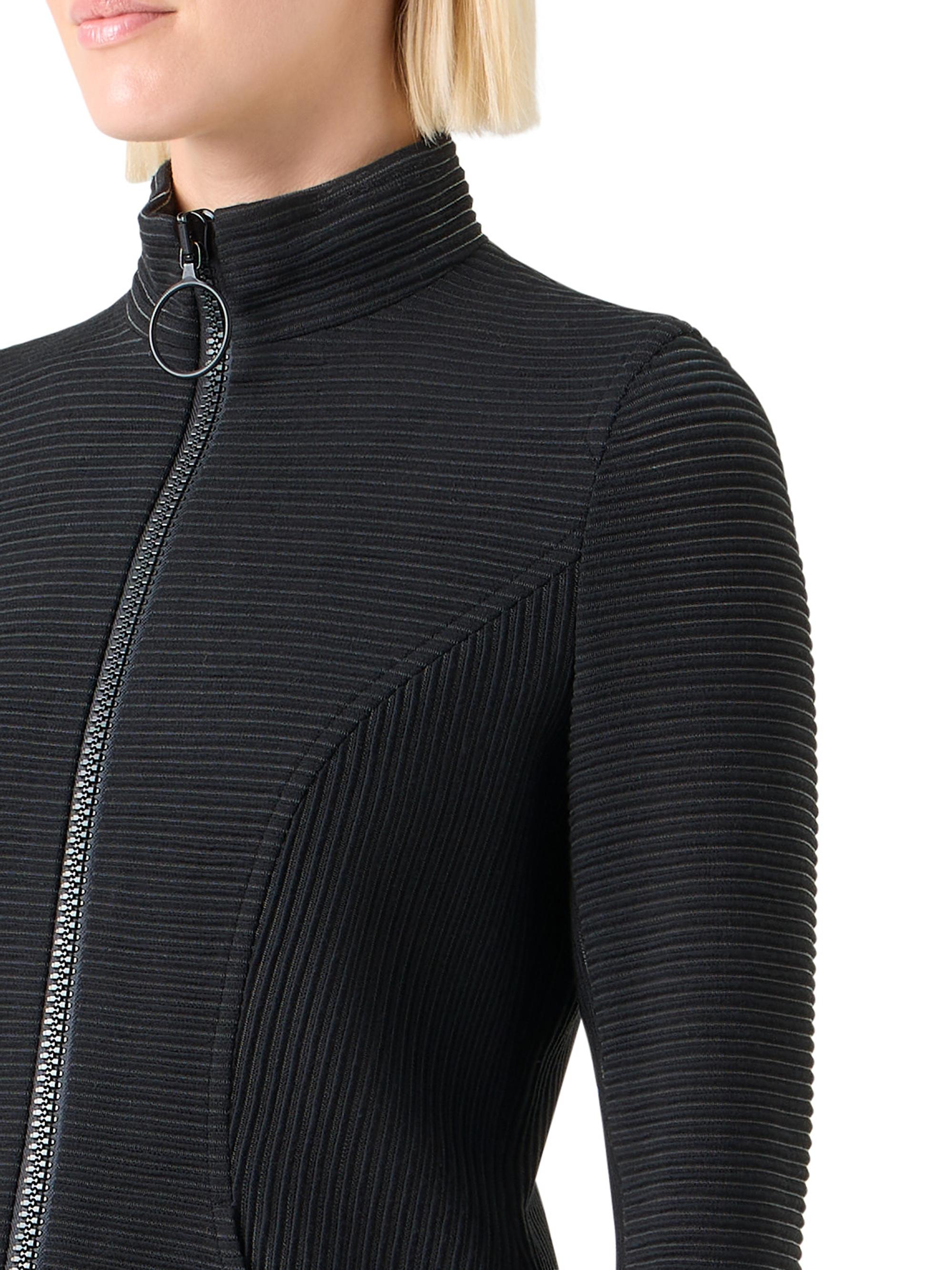 Akris punto Ottoman Wool-Blend Jersey Zip Jacket | Saks Fifth Avenue