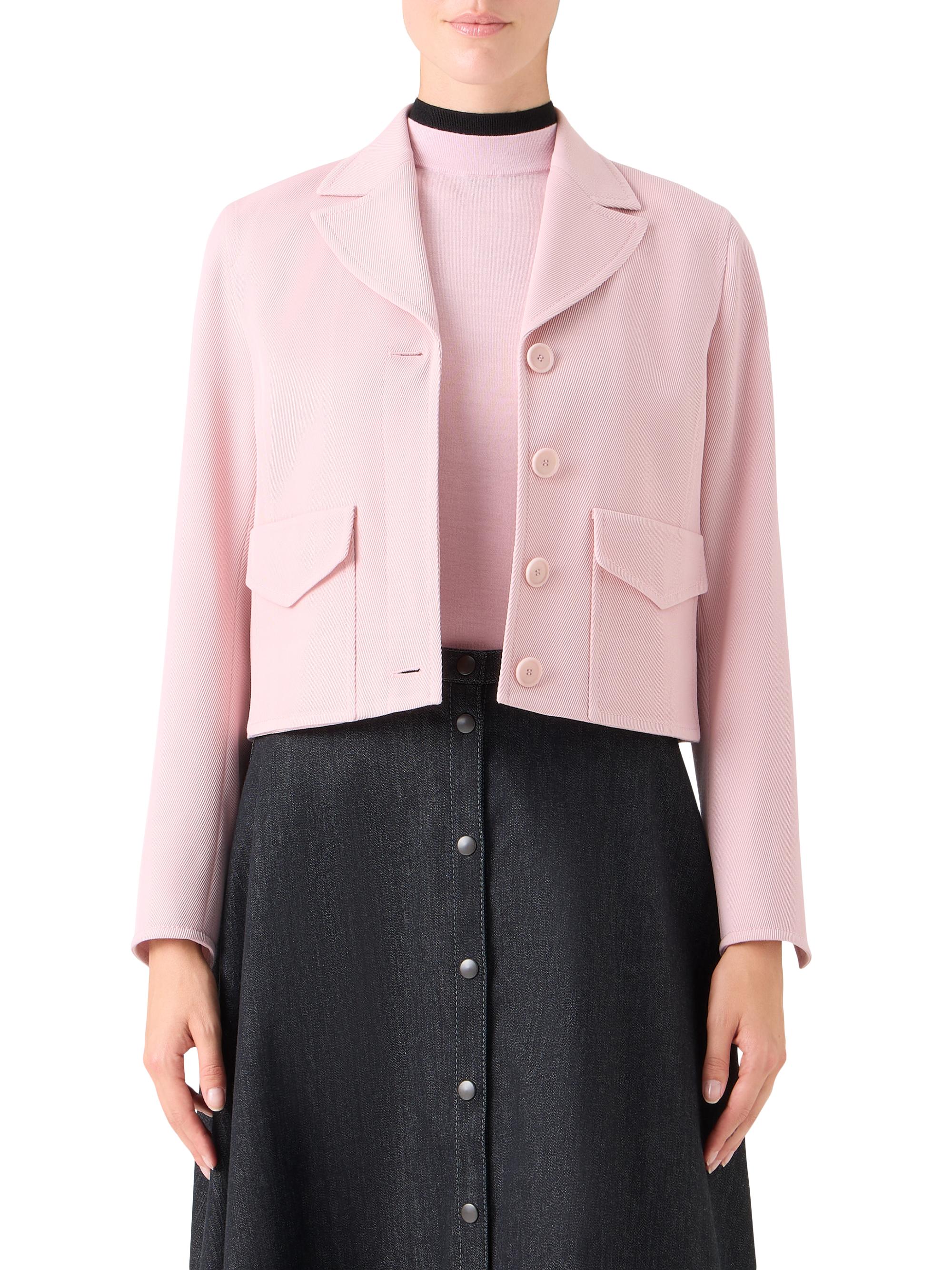 Akris punto Cropped Wool Jacket | Saks Fifth Avenue