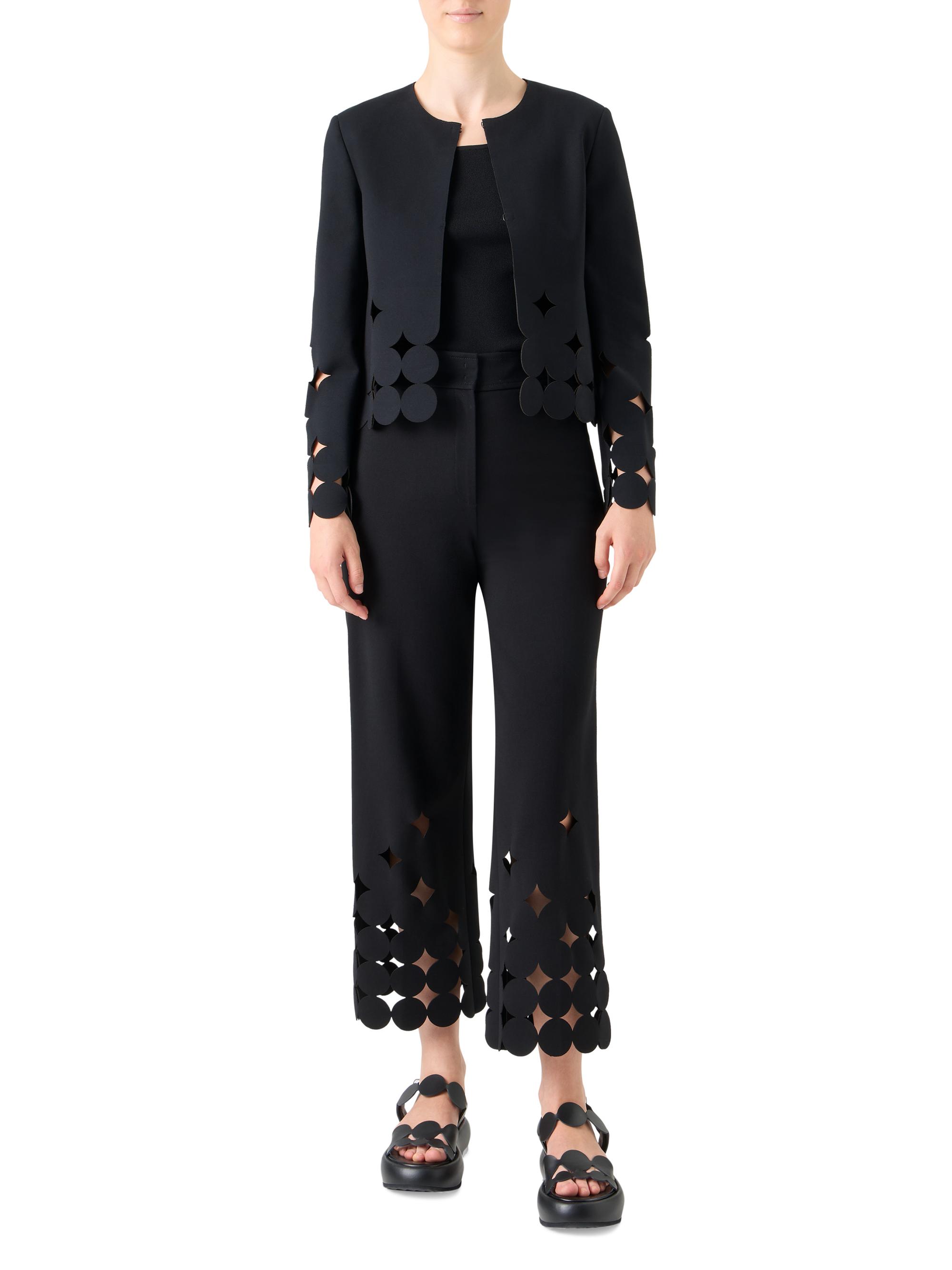 Akris punto Jersey Dropping Dot Cut Out Jacket | Saks Fifth Avenue