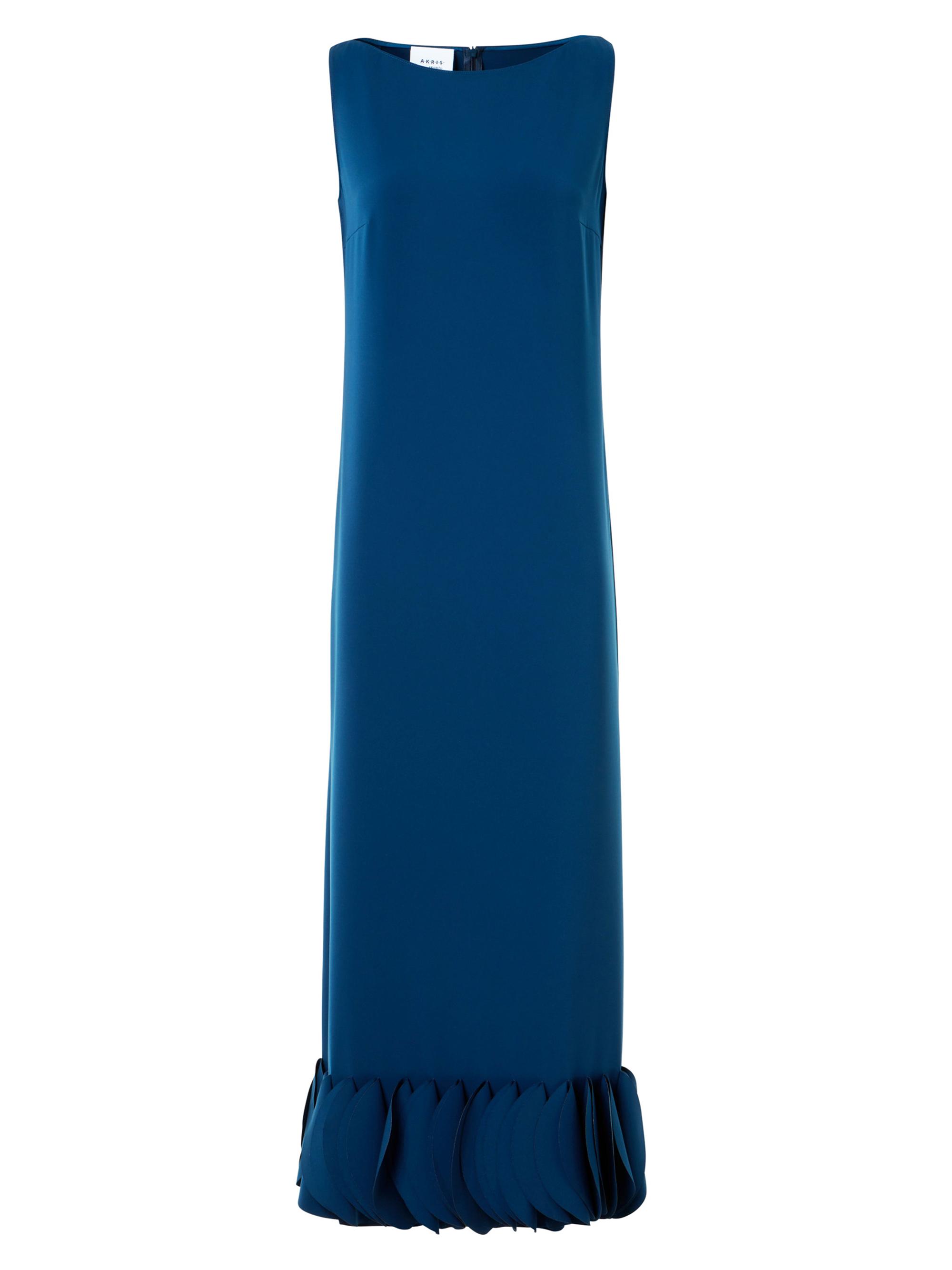 Akris punto Women's Lasercut Crepe Midi-Dress - Dark Blue