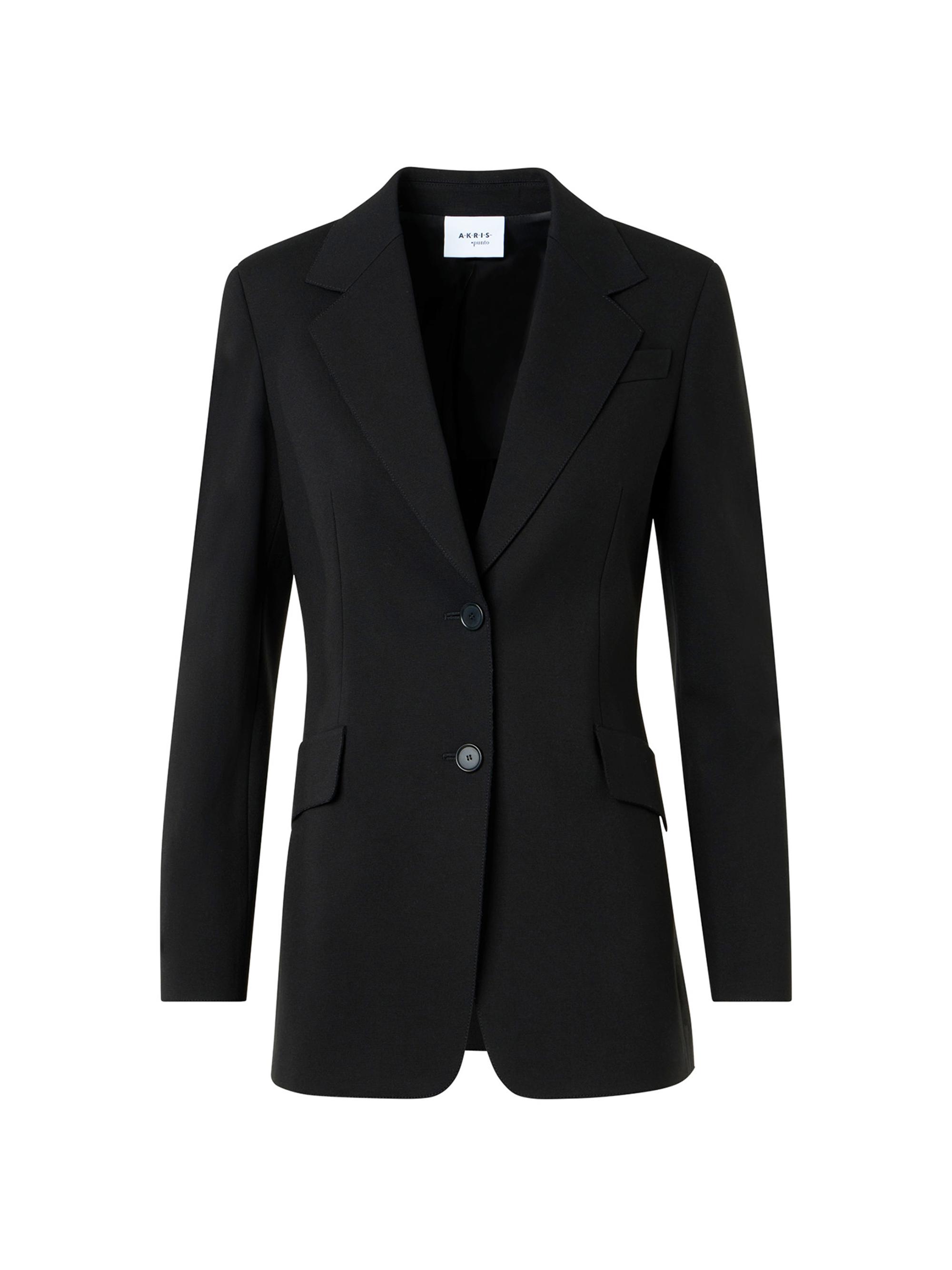 Akris punto Women's Jersey Two-Button Blazer - Black