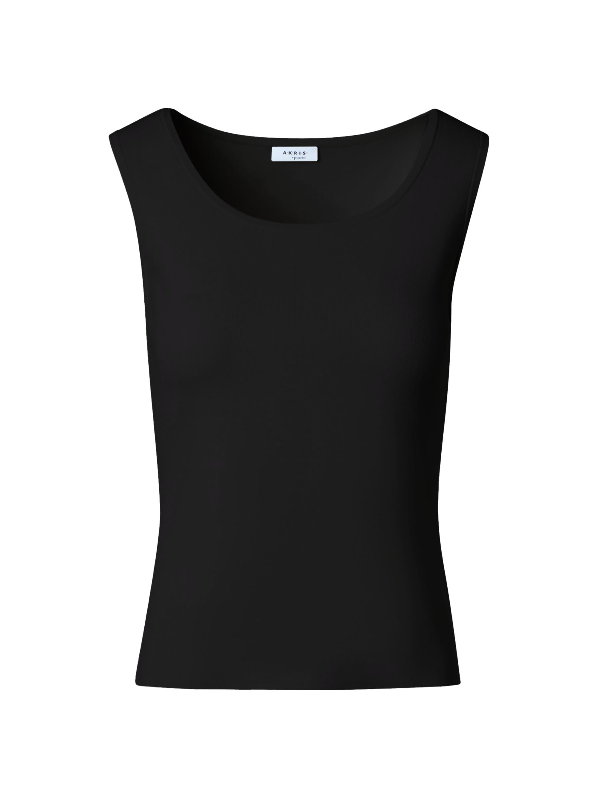 Akris punto Women's Knit Scoopneck Tank - Black