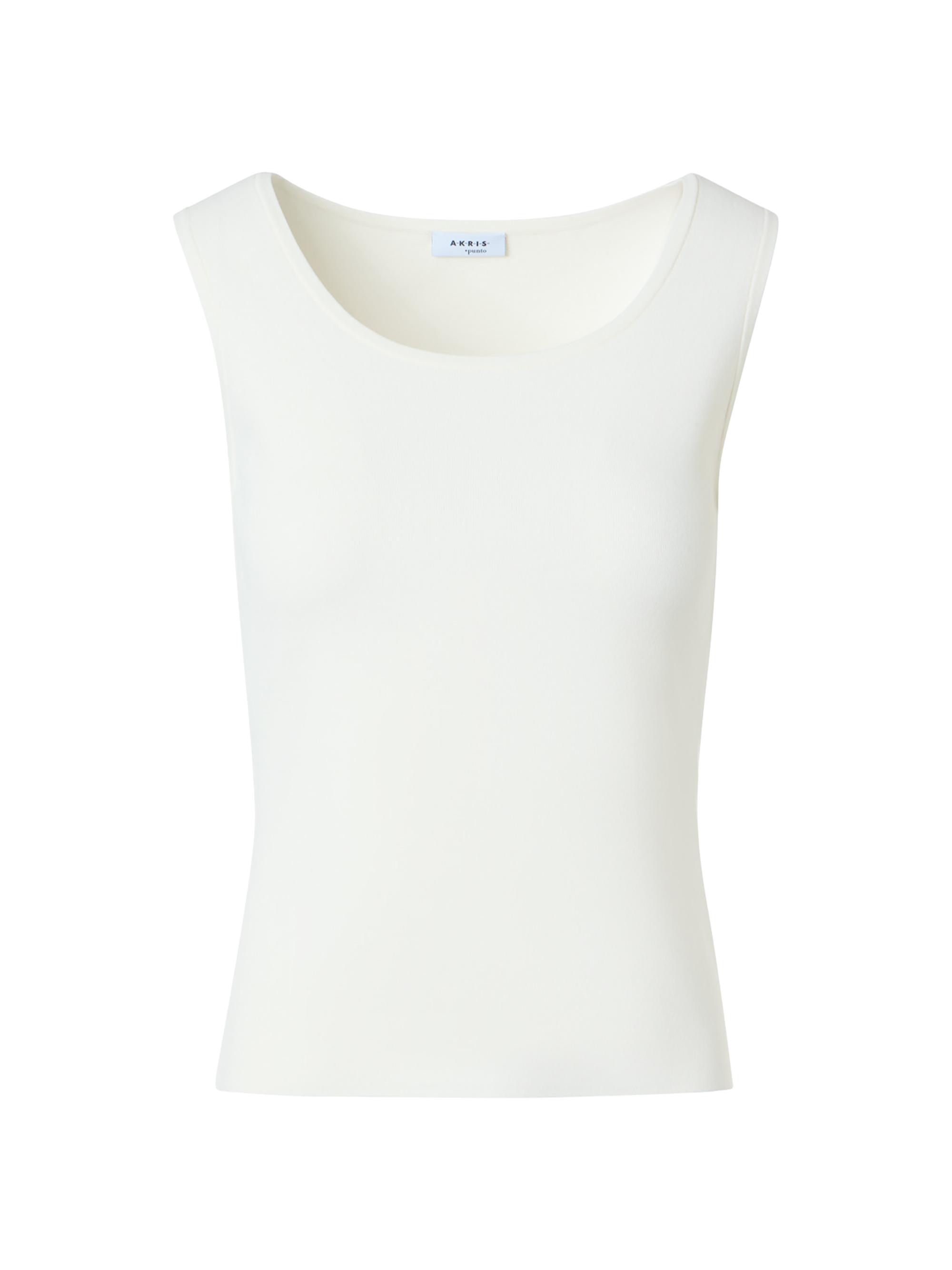 Akris punto Women's Knit Scoopneck Tank - Cream