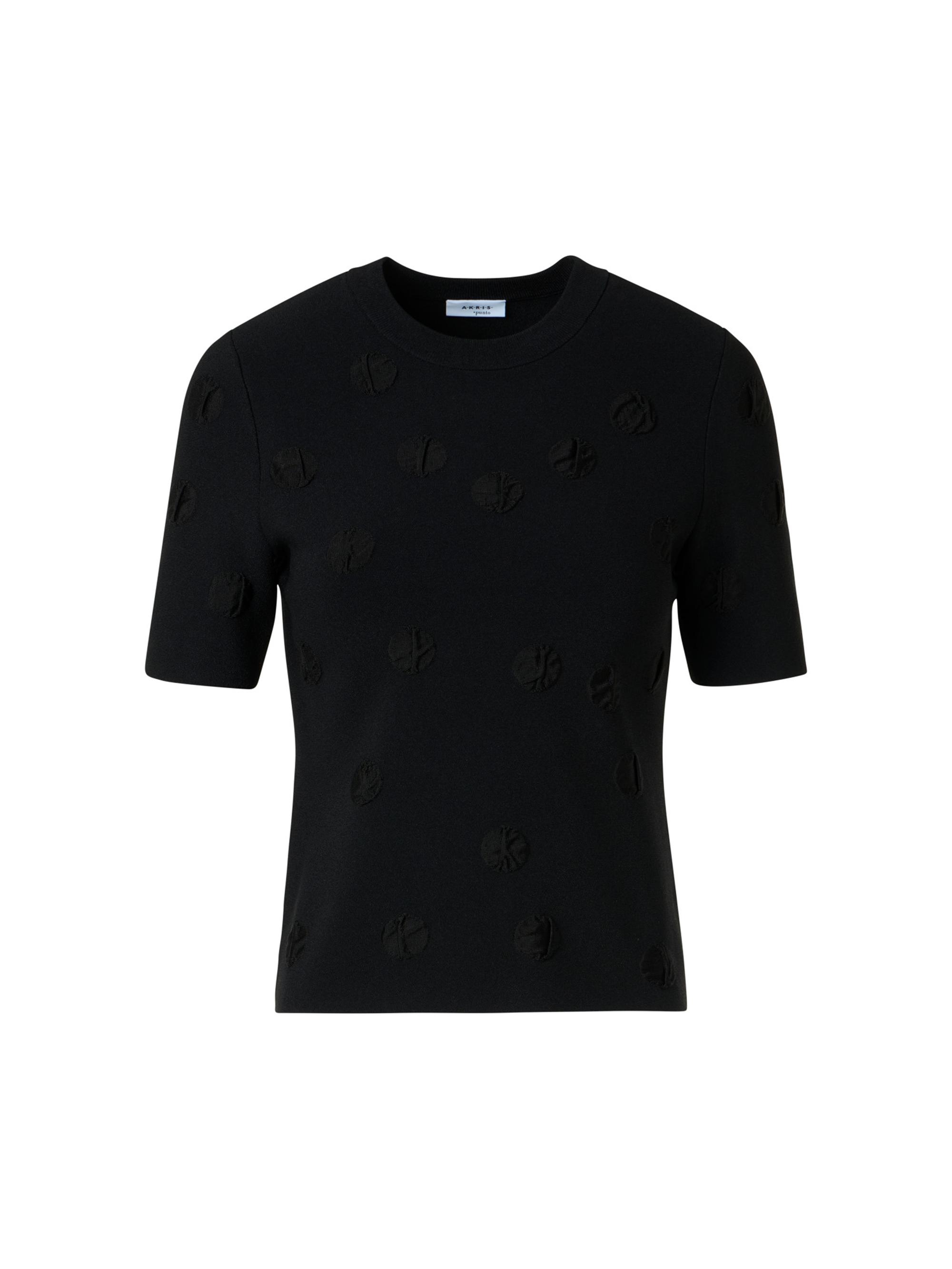 Akris punto Women's 3D Dot Knit Sweater - Black