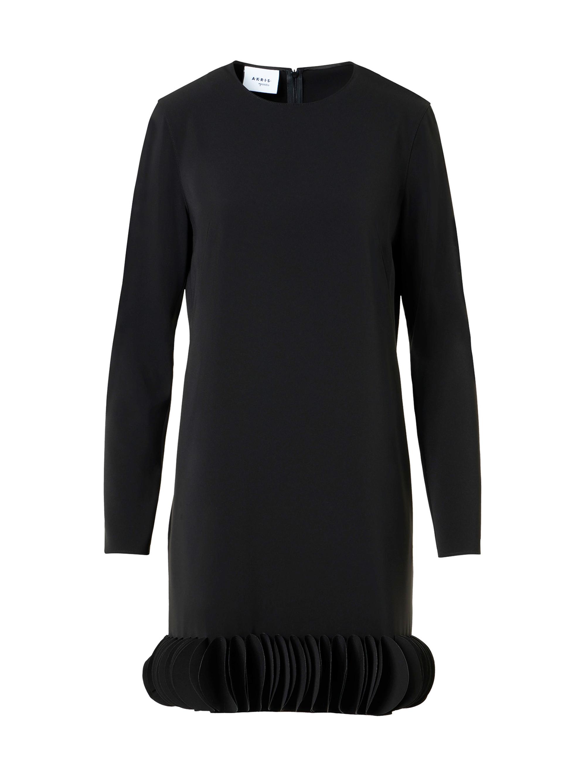 Akris punto Women's Lasercut Crêpe Minidress - Black