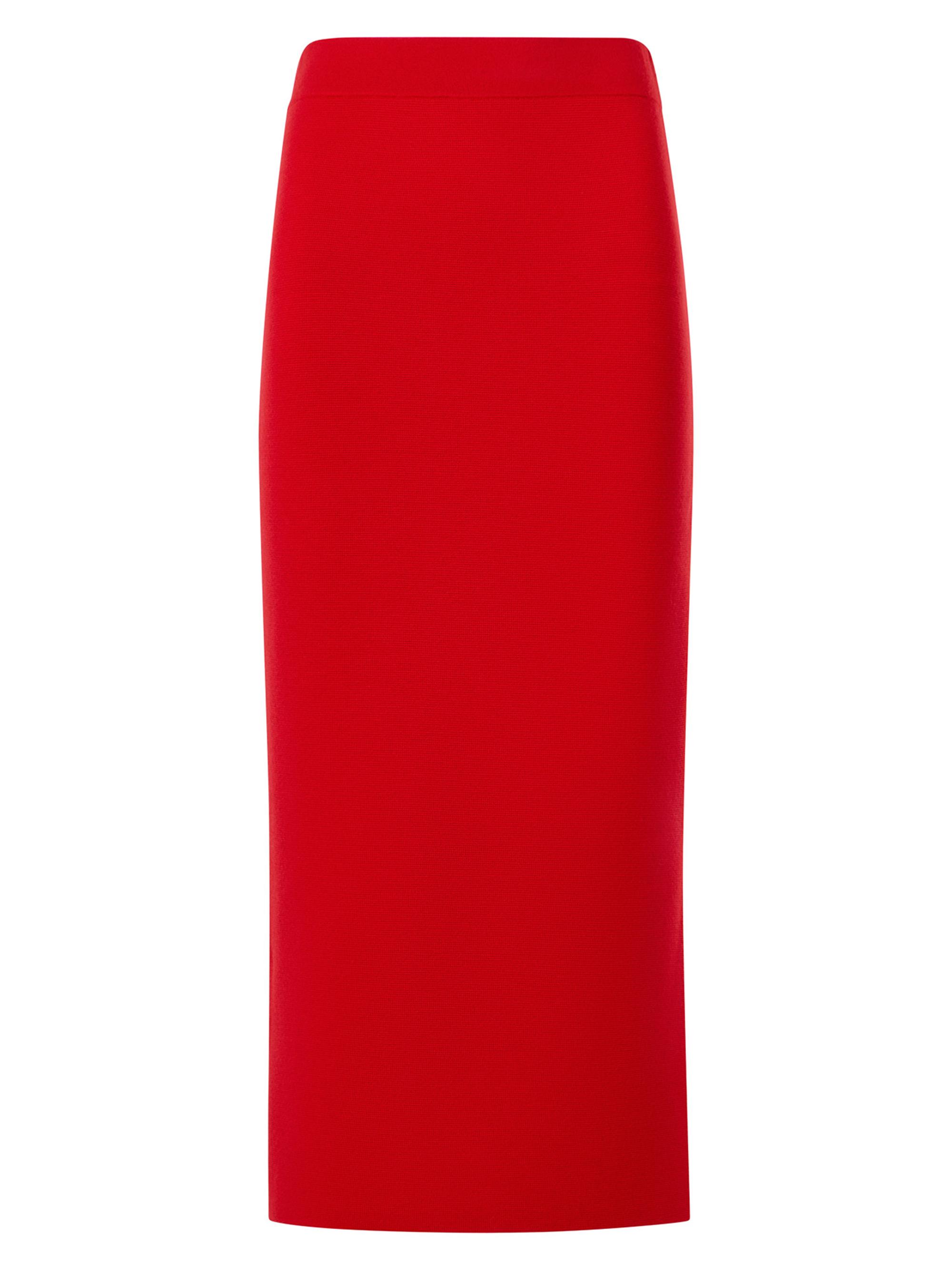 Akris punto Women's Stretch Wool Pencil Skirt - Bright Red