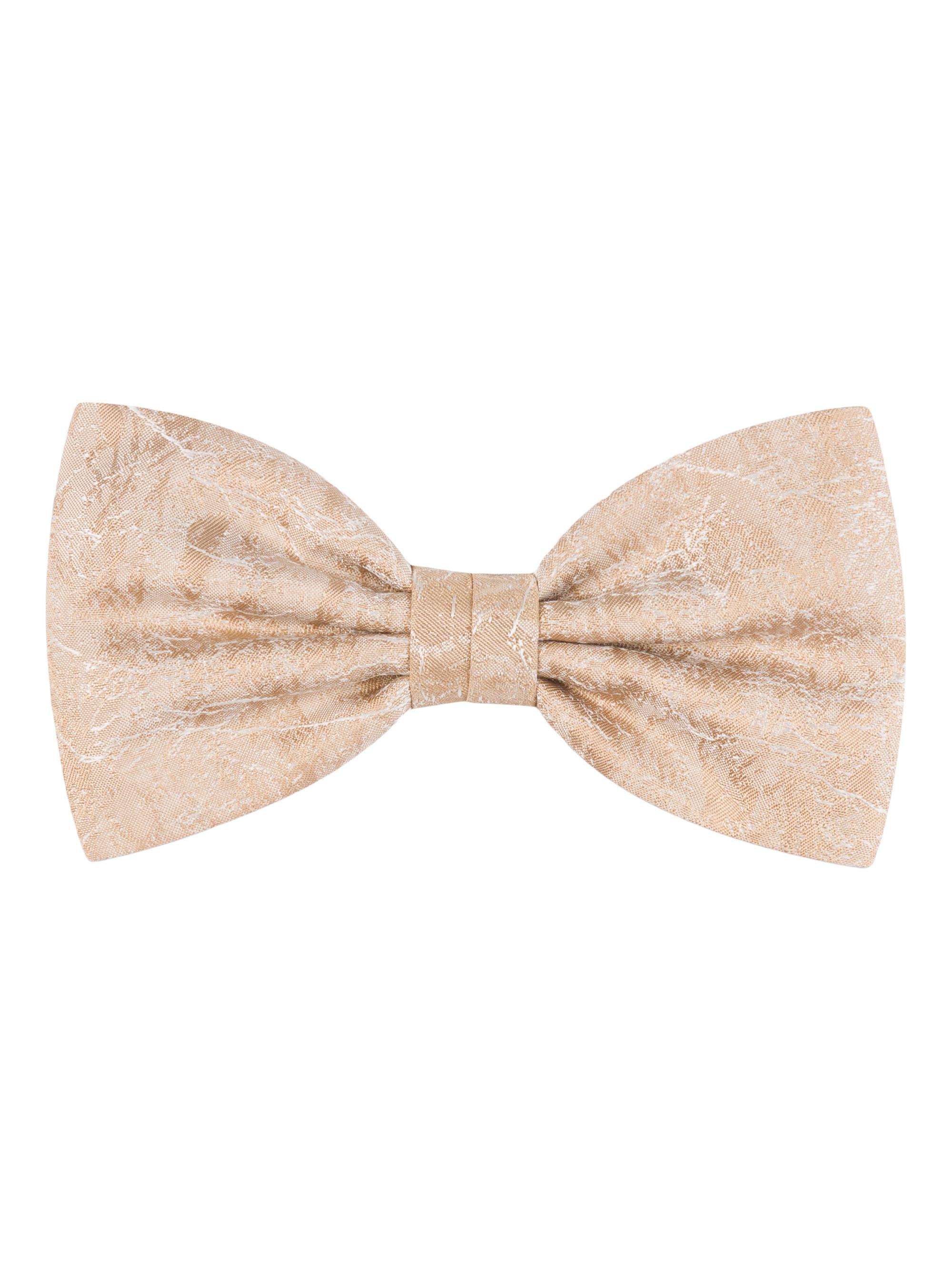 Stefano Ricci Men's Handmade Silk Bowtie - Beige Grey