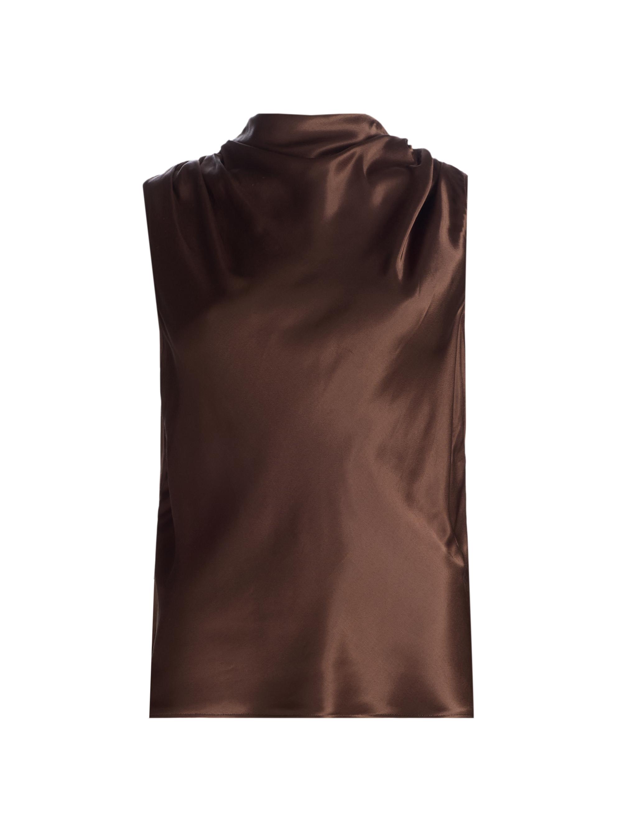 Rails Women's Kaleen Draped Sleeveless Top - Espresso