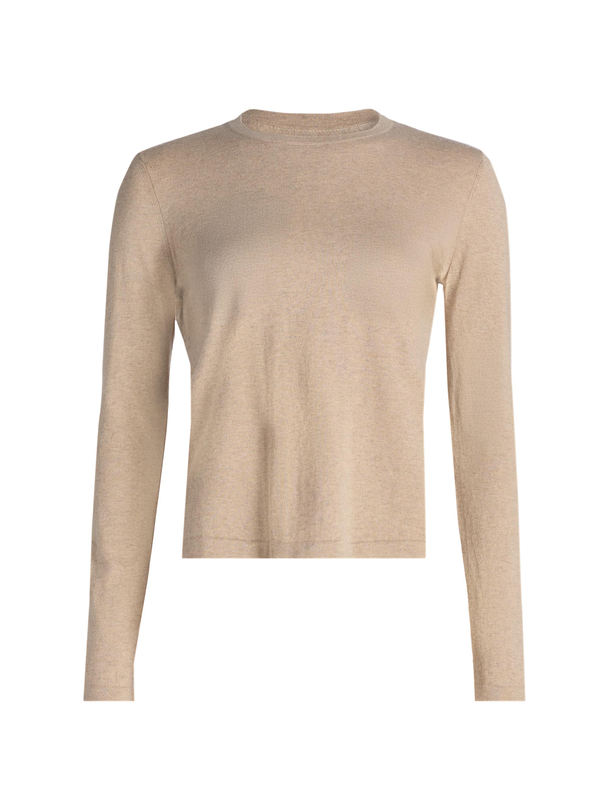 Rails Women's Cotton-Cashmere Long-Sleeve T-Shirt - Heather Oat