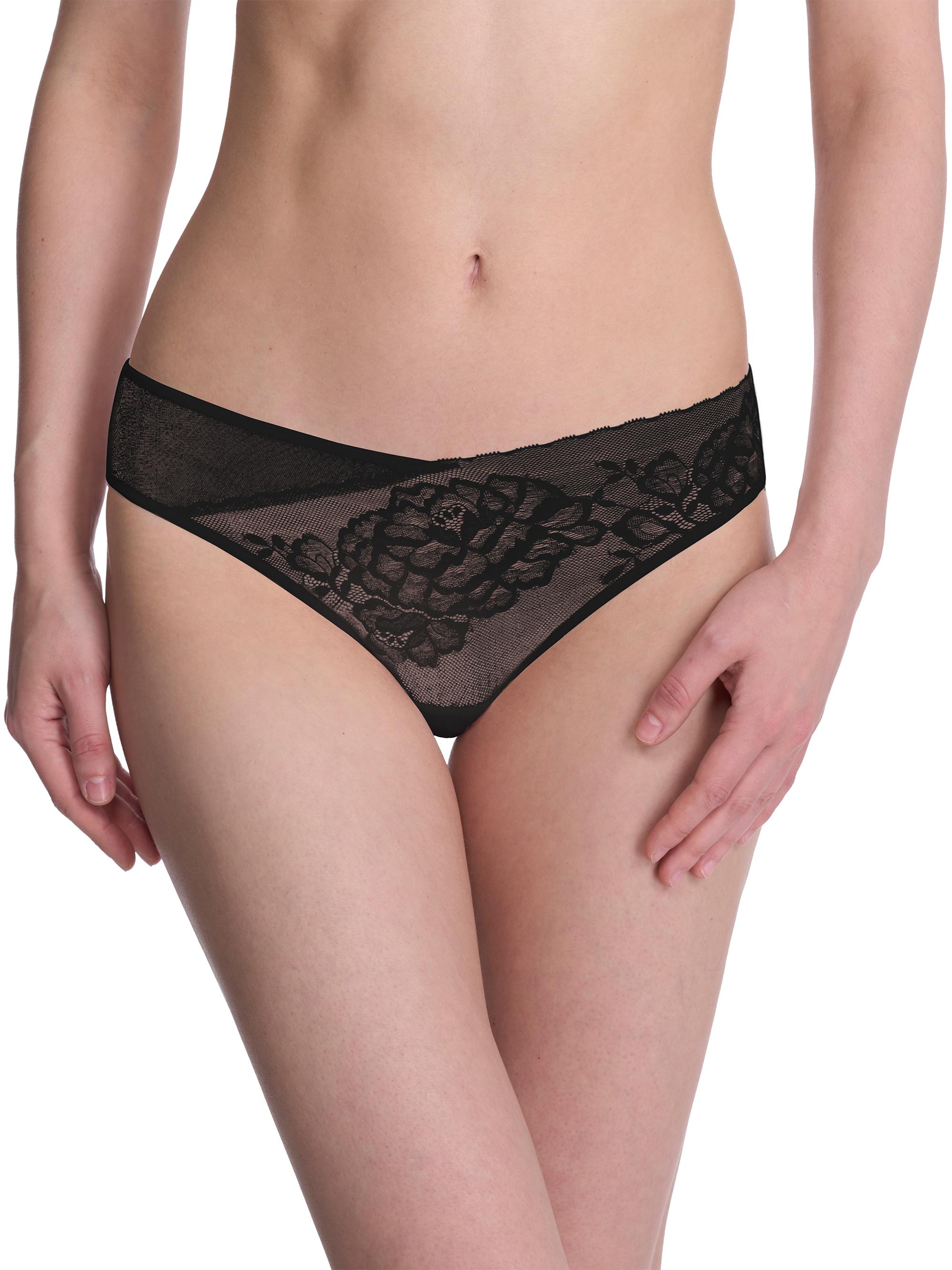 Natori Women's Flora Lace Bikini Panty - White