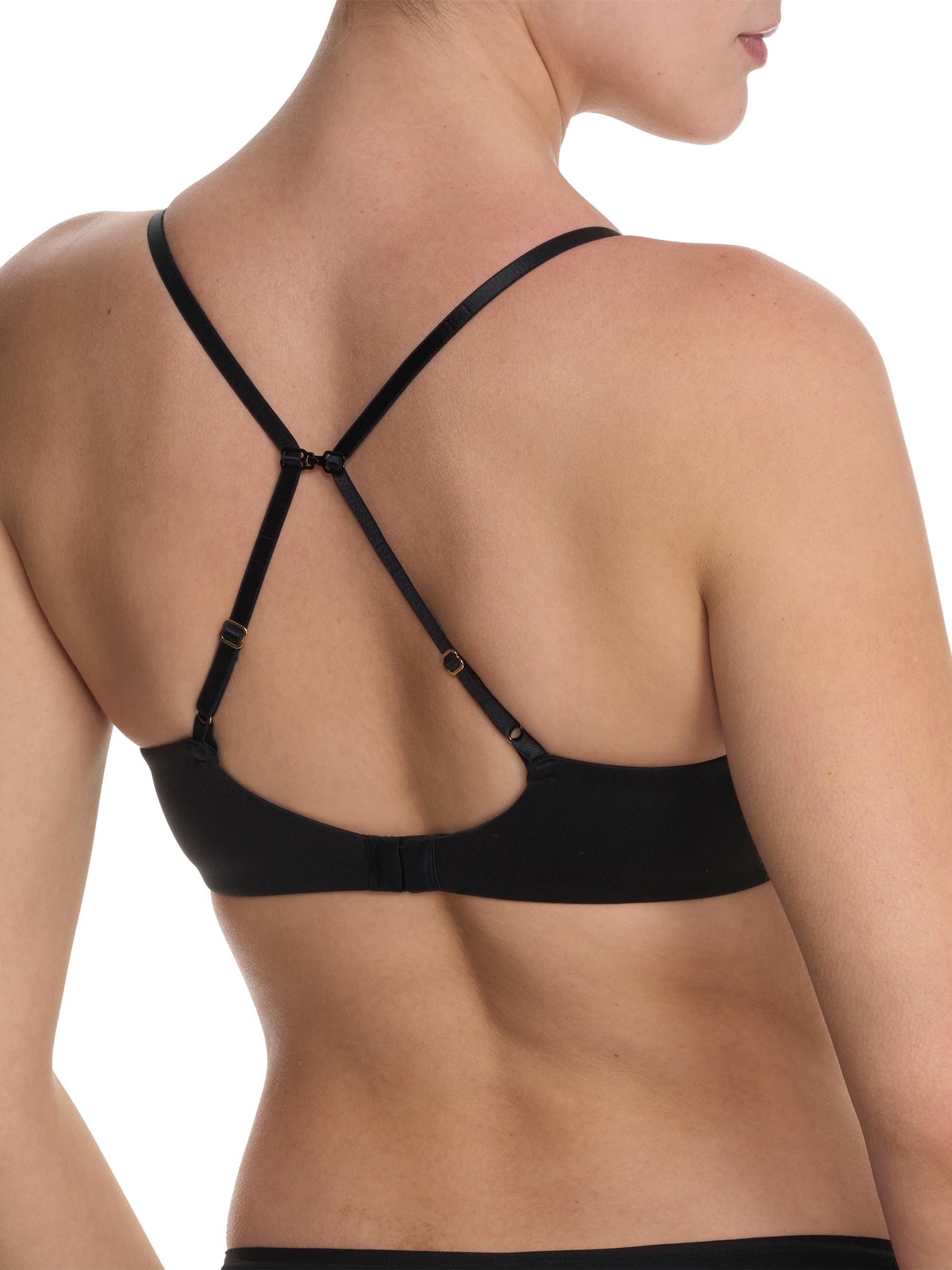 Natori Women's Soft Focus Convertible Demi T-Shirt Bra - Black | Thumbnail 4