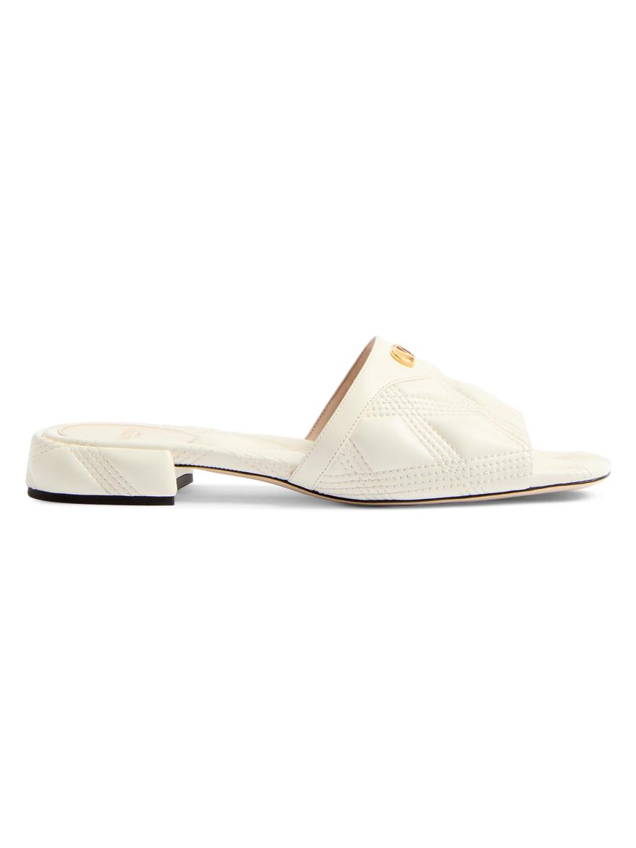 サンダル・ミュール VALENTINO GARAVANI QUILTIE 67 LEATHER SANDALS Valentino Garavani Quiltie 67 Quilted Nappa Leather 20MM
