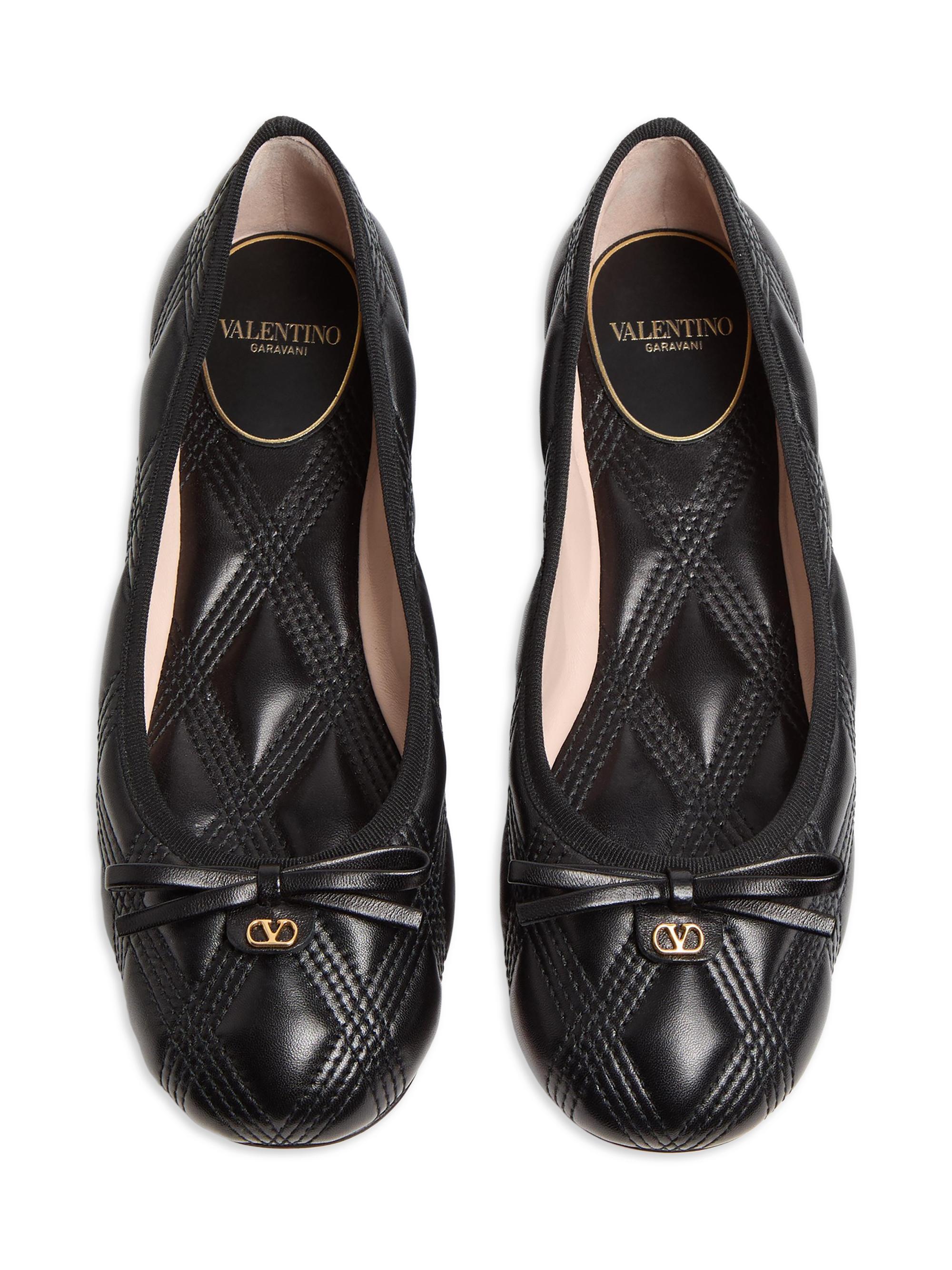 Valentino Garavani Quiltie Ballerinas 67 in Quilted Nappa Leather