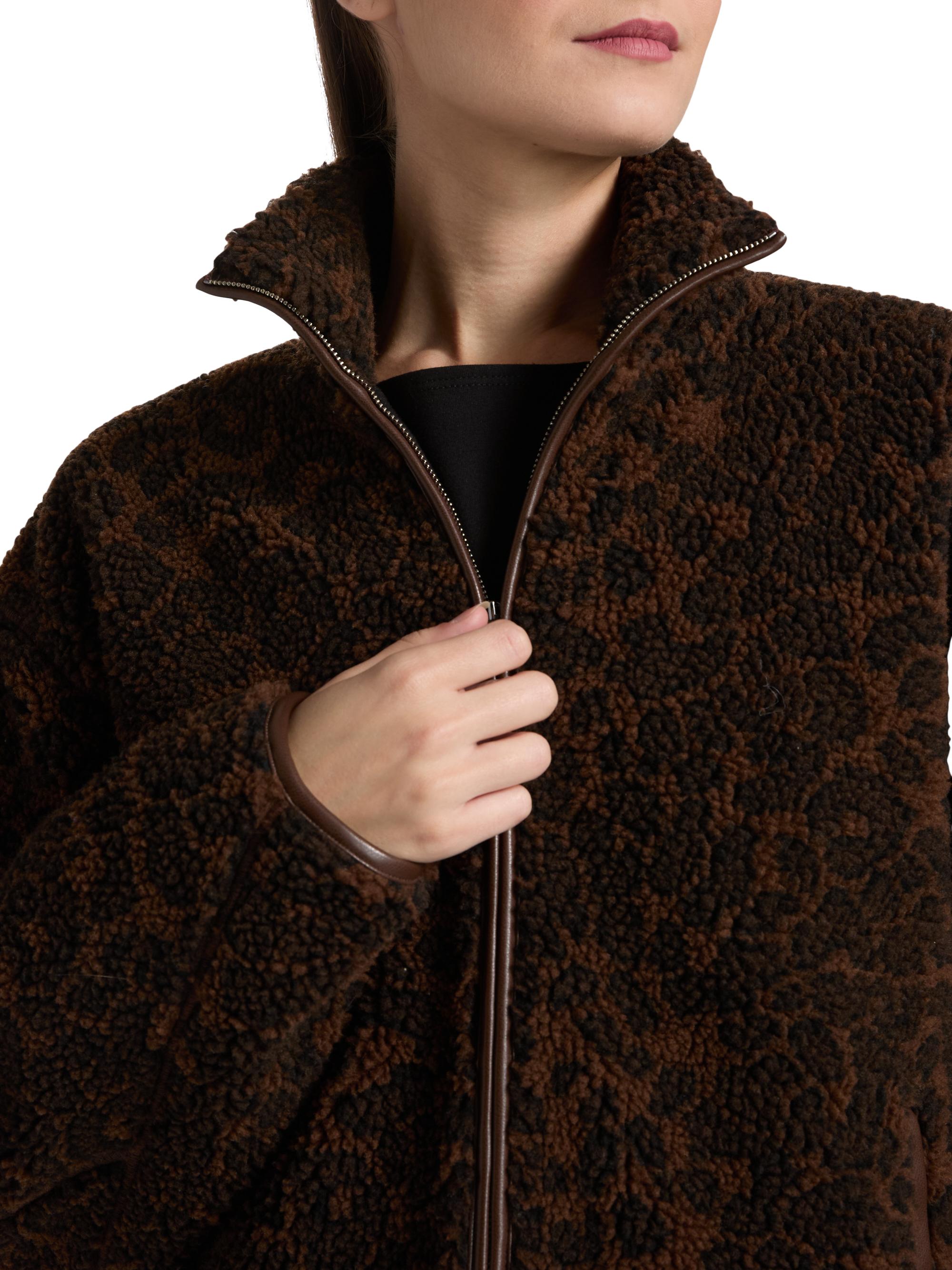 rag & bone Sun Leopard Print Sherpa Jacket | Saks Fifth Avenue