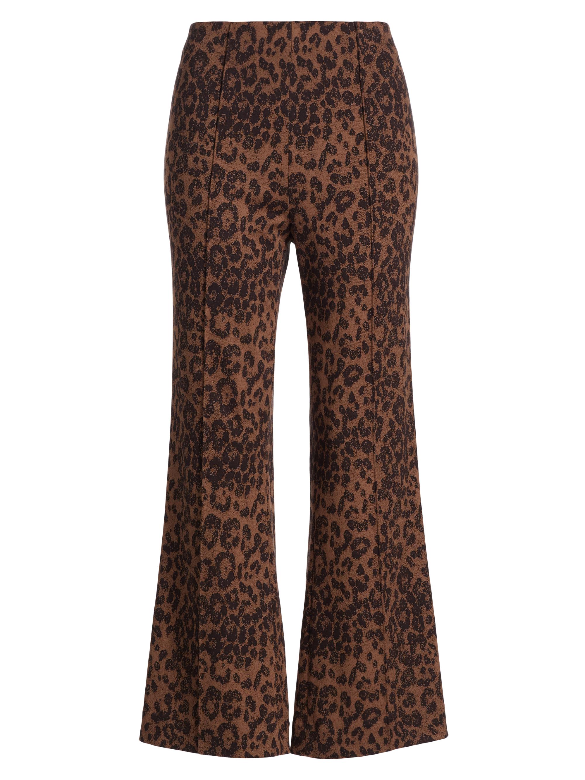 Reformation Cary Leopard High-Rise Pants | Saks Fifth Avenue