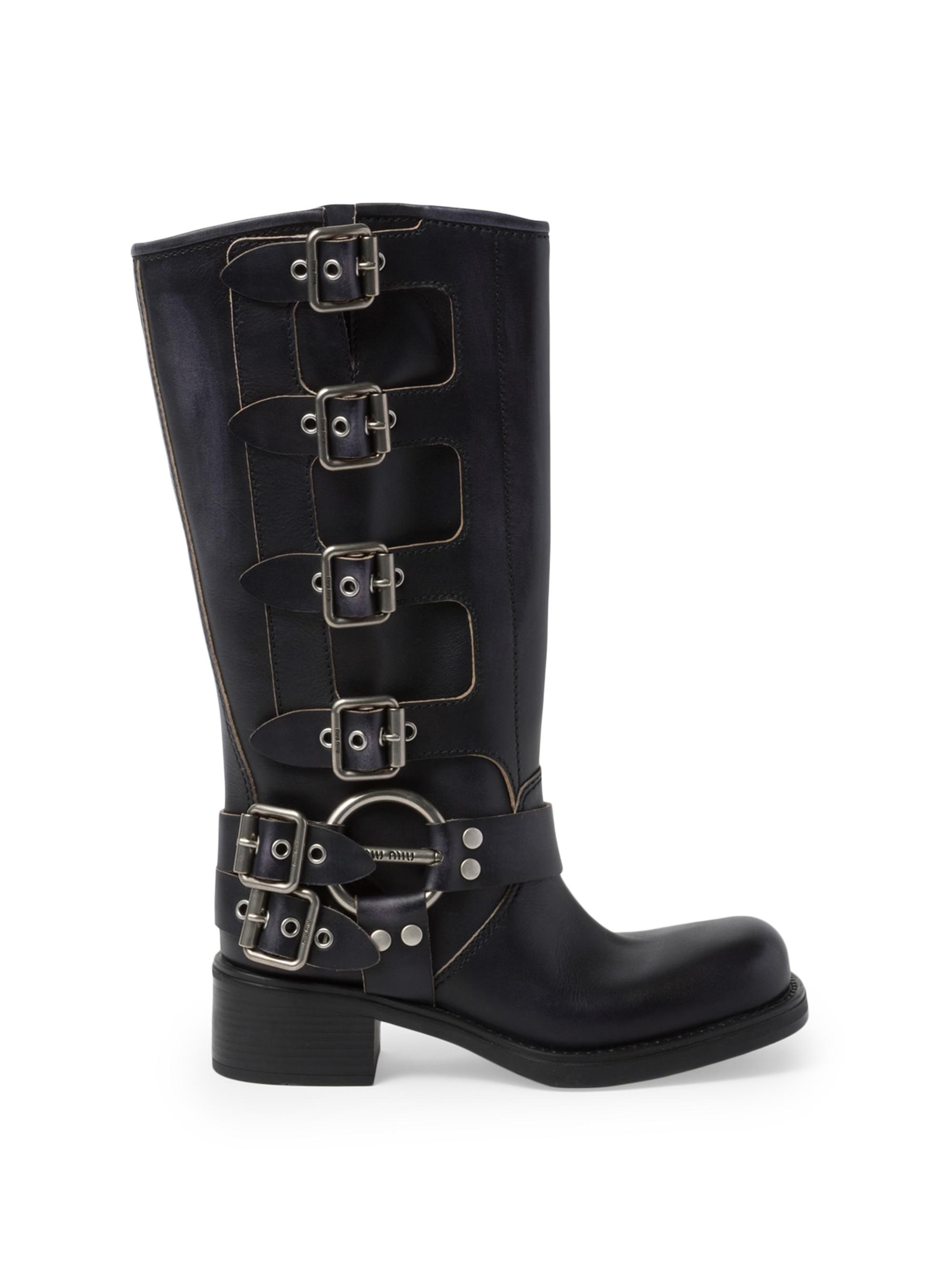 Chloé Dakota Buckle-Detail Leather Boots | Saks Fifth Avenue