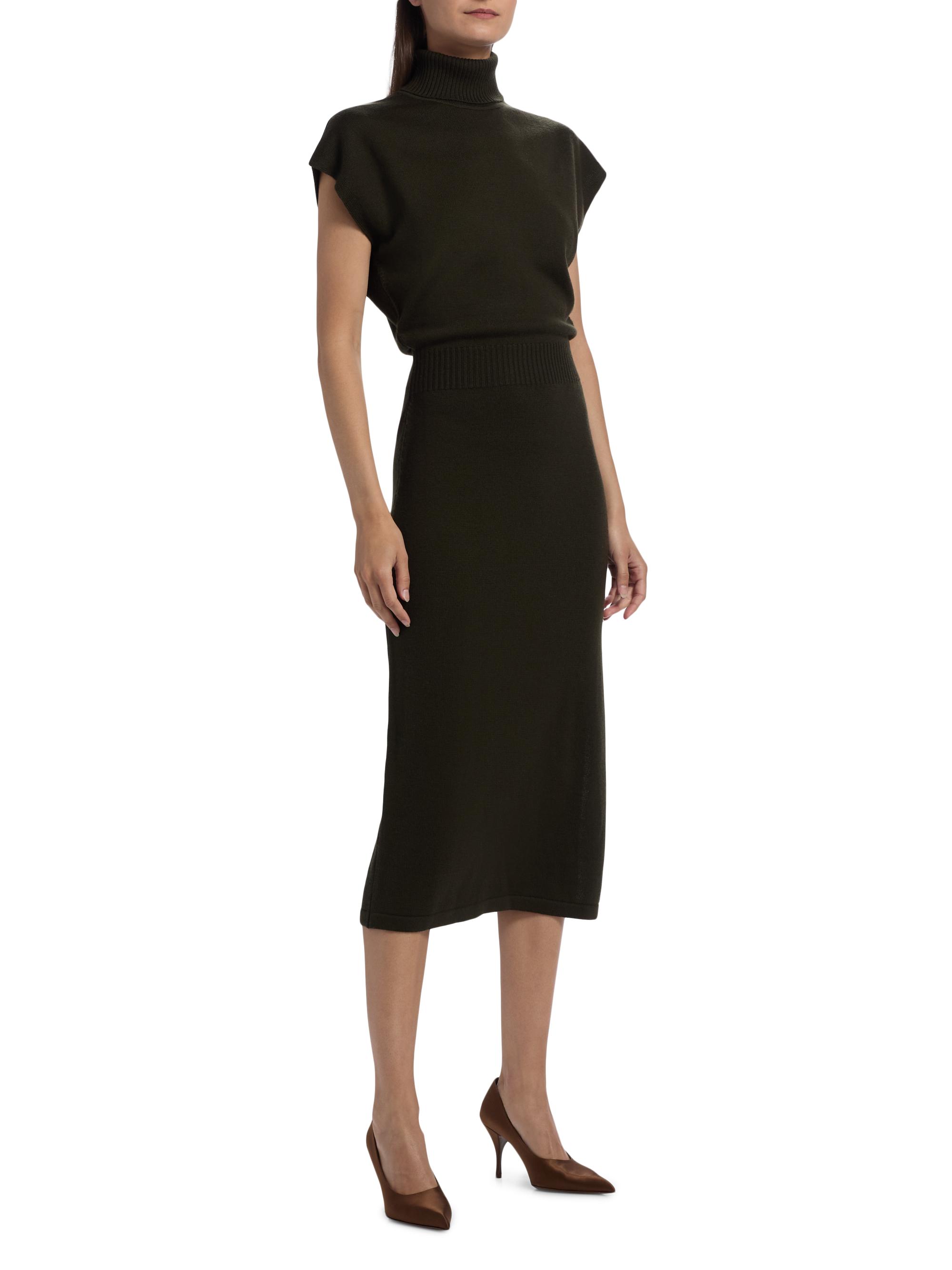 Ramy Brook Natalie Wool Knit Turtleneck Midi-Dress | Saks Fifth Avenue
