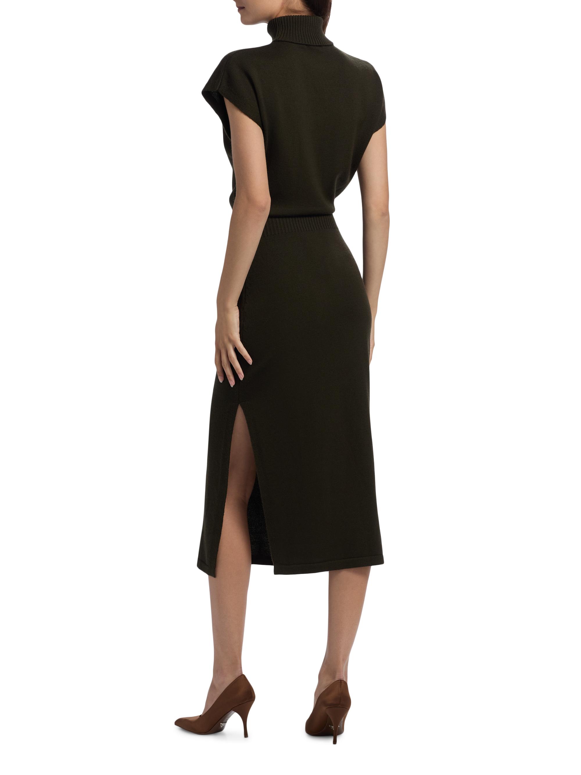 Ramy Brook Natalie Wool Knit Turtleneck Midi-Dress | Saks Fifth Avenue