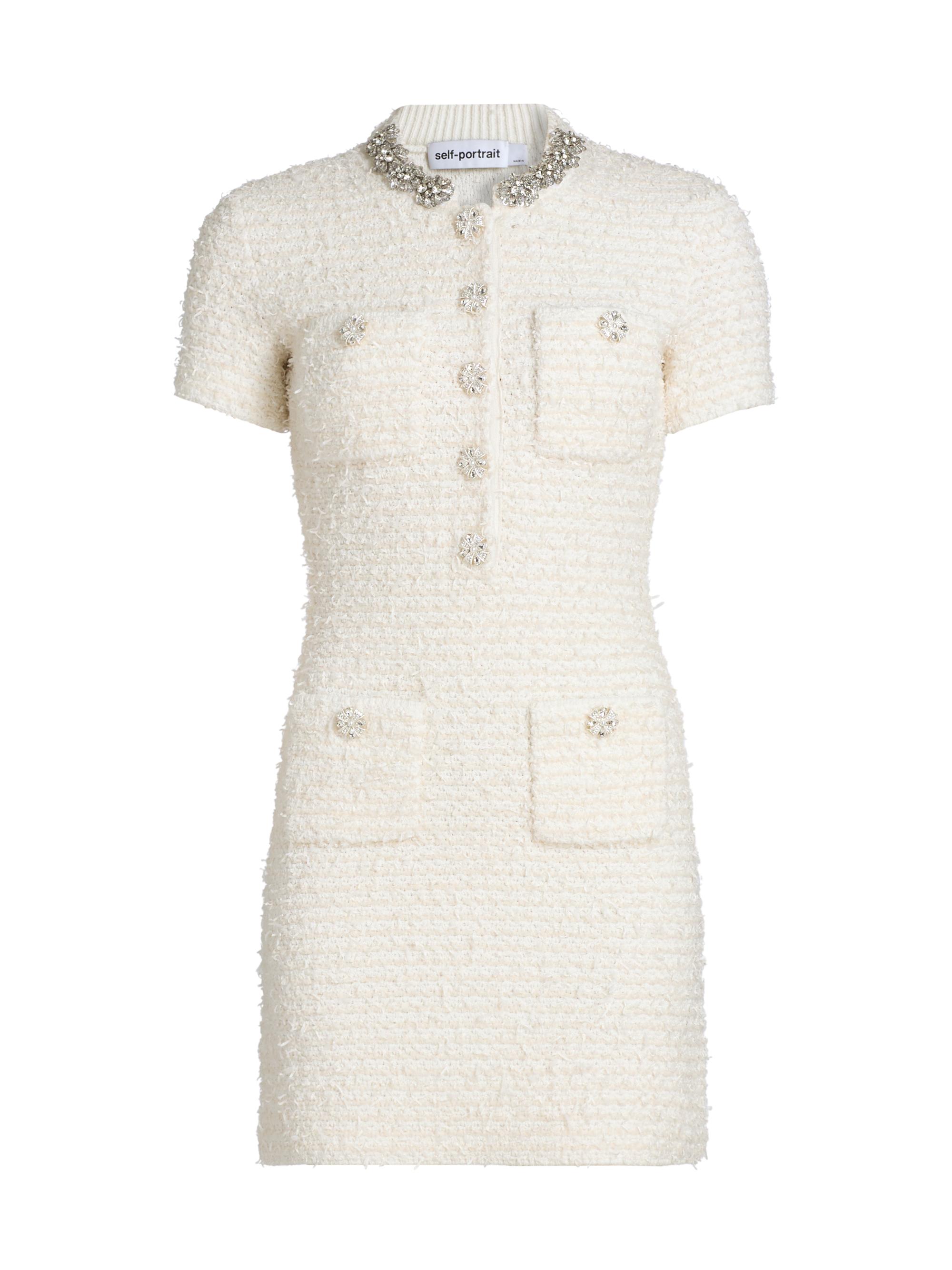 Textured Boucle Minidress