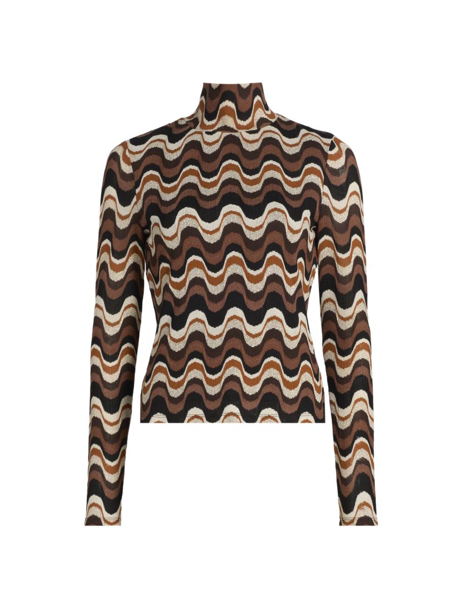 Ramy Brook Women's Swirl Prudence Geometric Top In Multi