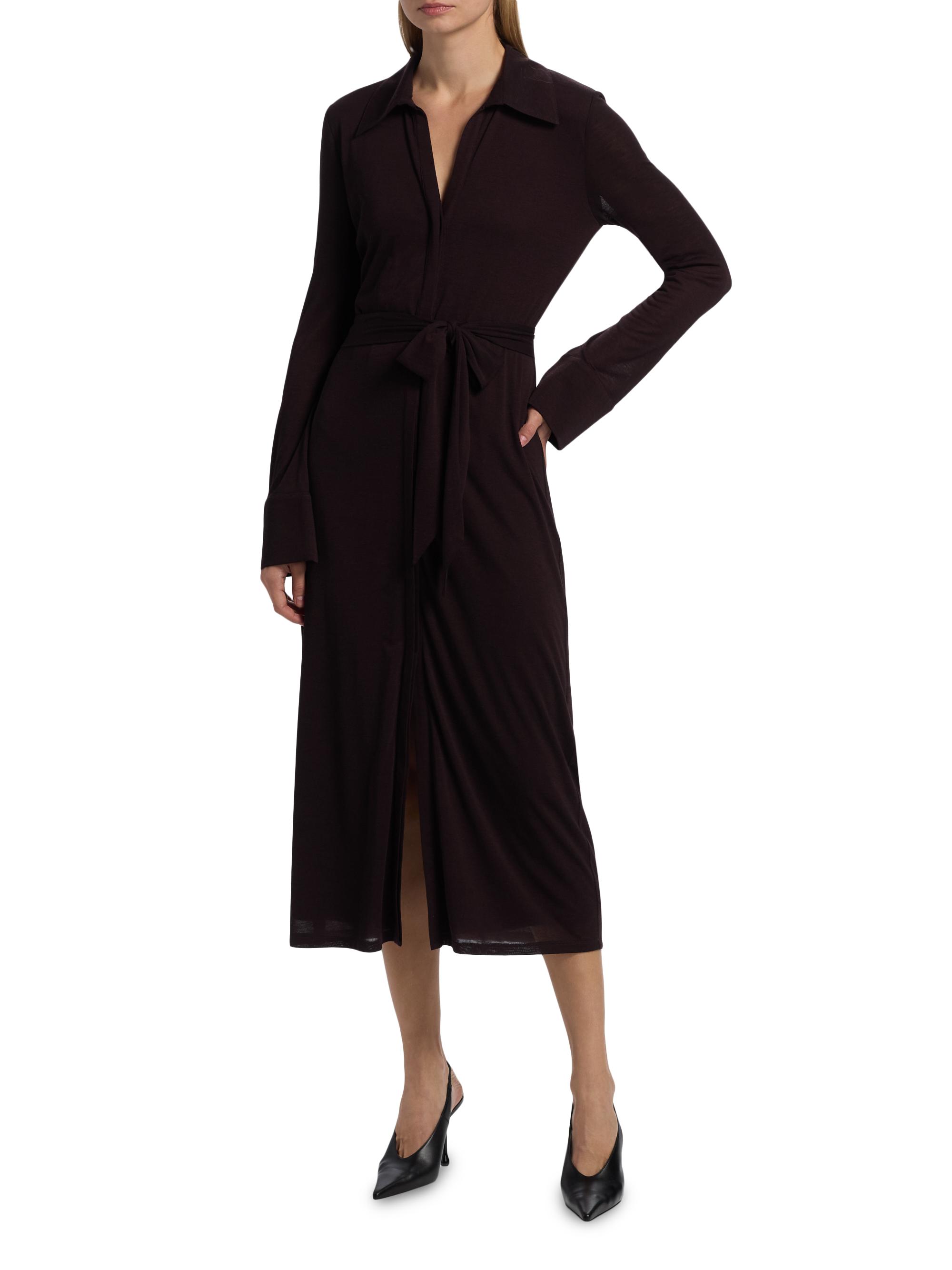 Ramy Brook Lydia Jersey Midi-Shirtdress | Saks Fifth Avenue