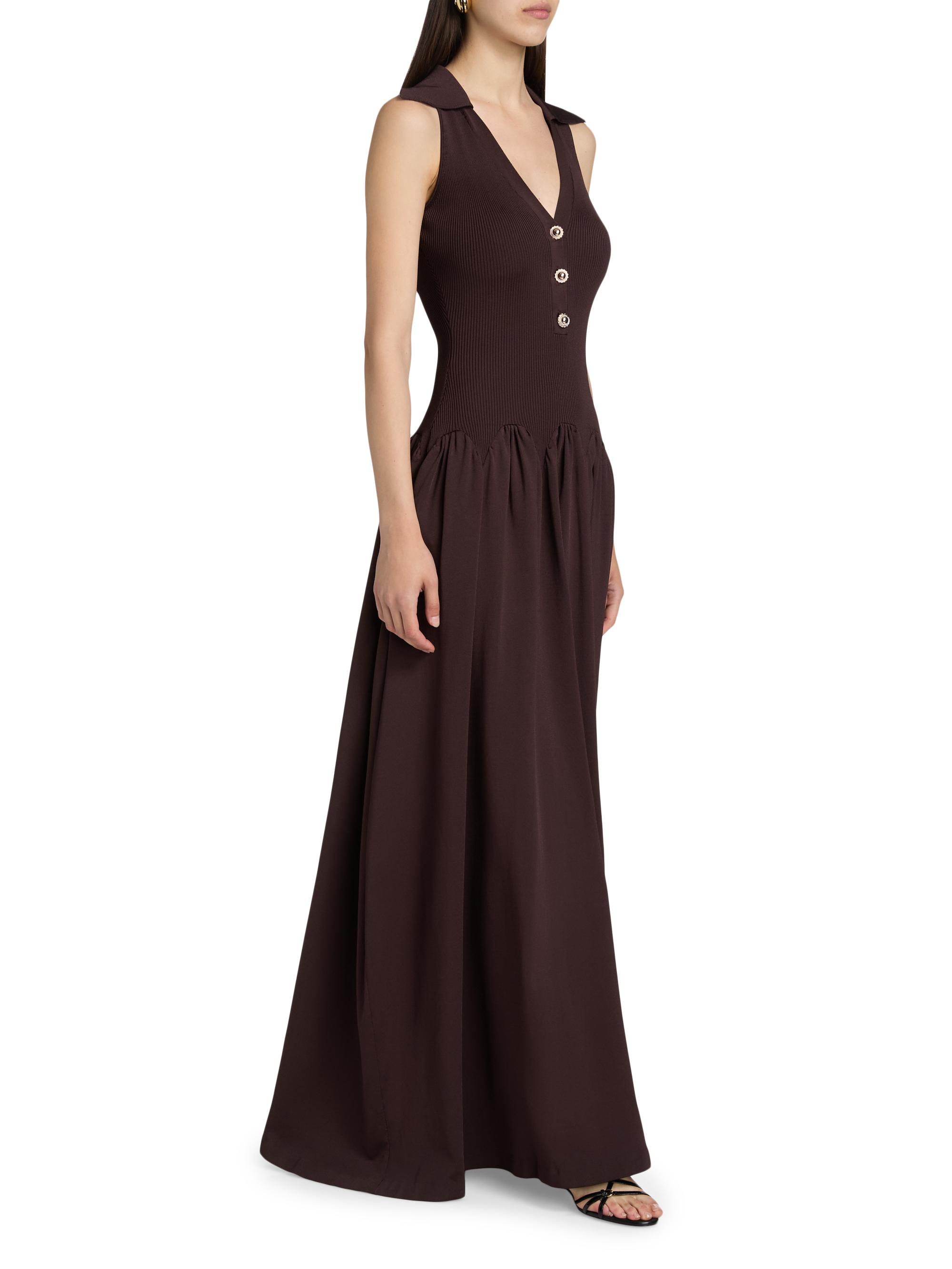 strapless open back dress ZAPAKA 1950s Dress Yellow A-line V-neck Lapel Vintage Dress main image 1